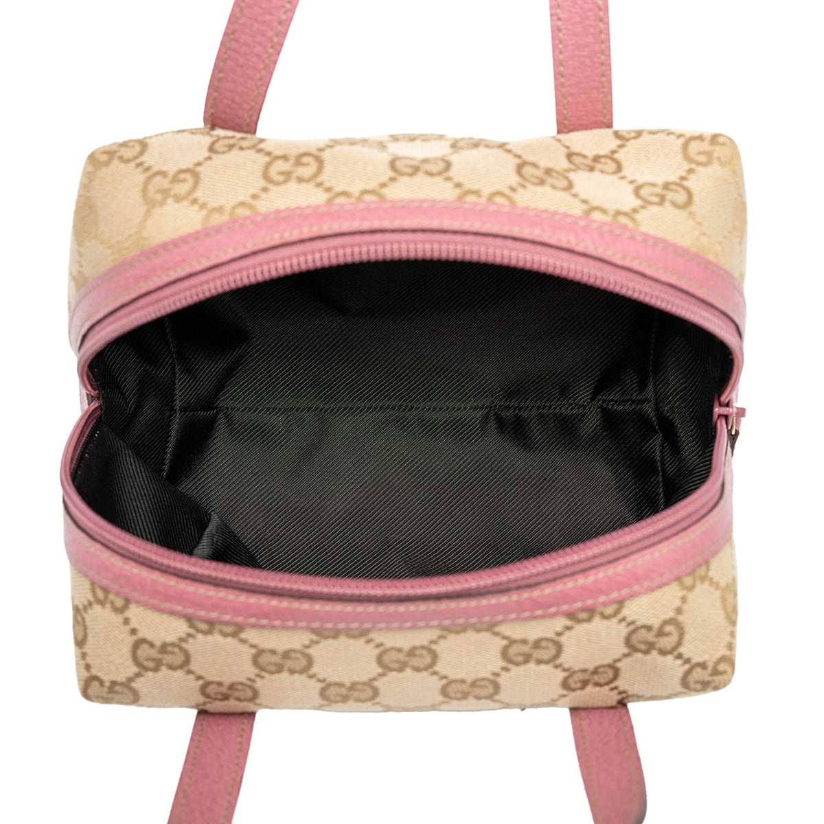 Gucci Mini GG Canvas Balthus Tofu Bag — Beige