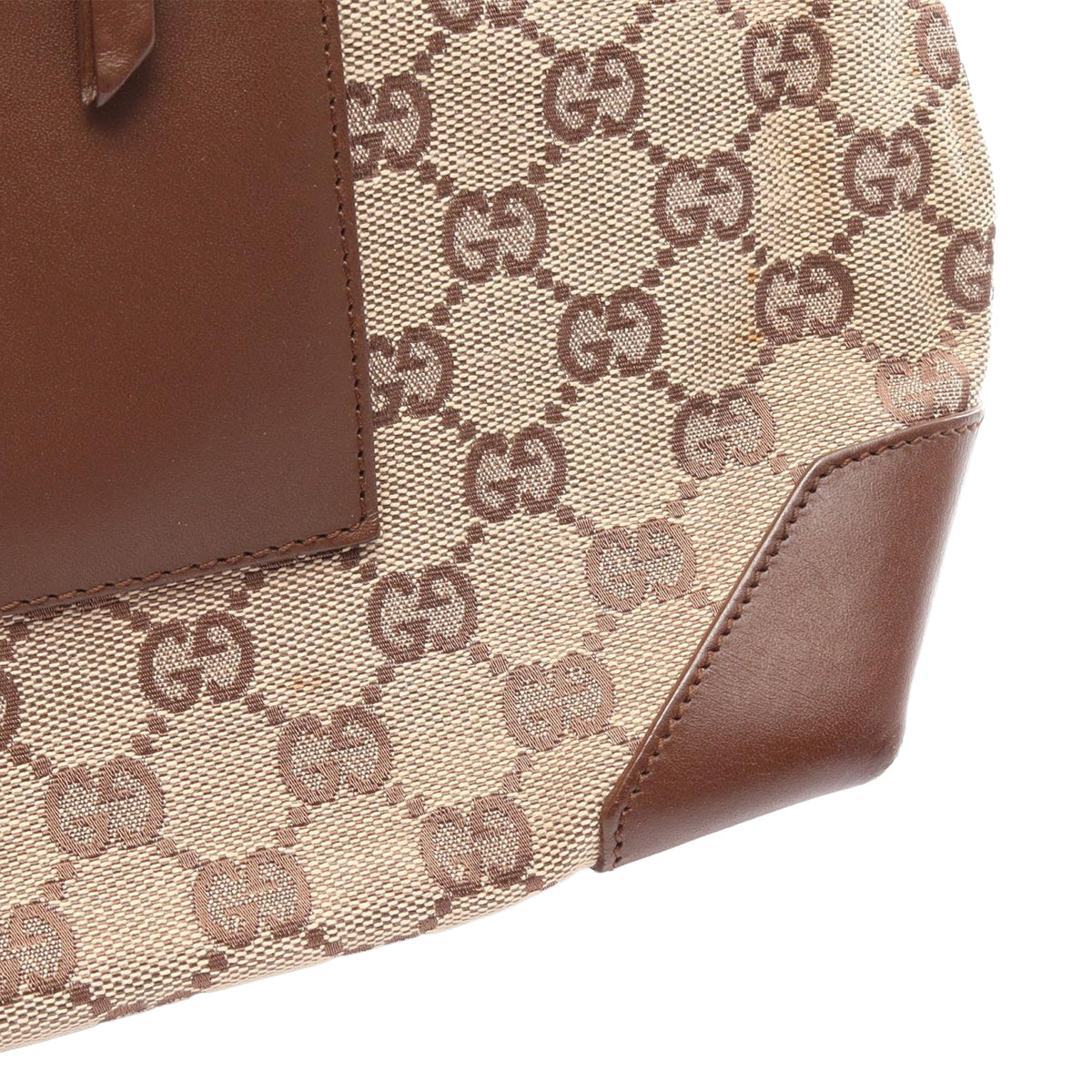 Gucci GG Canvas Front Pocket Tote — Beige