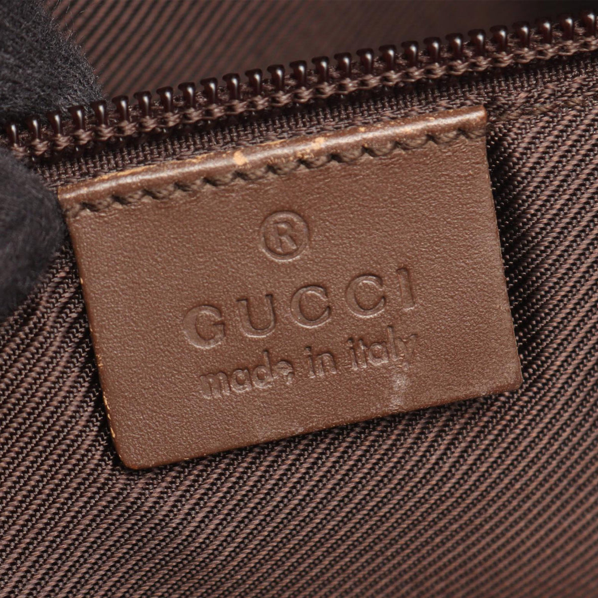 Gucci GG Canvas Front Pocket Tote — Beige