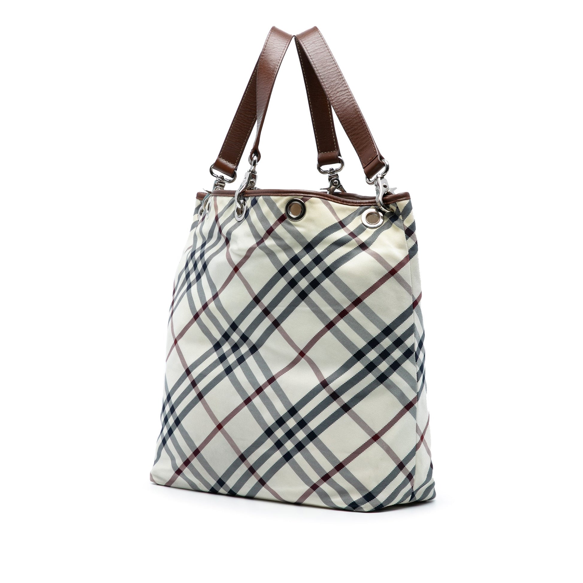 Burberry Nova Check Canvas Tote
