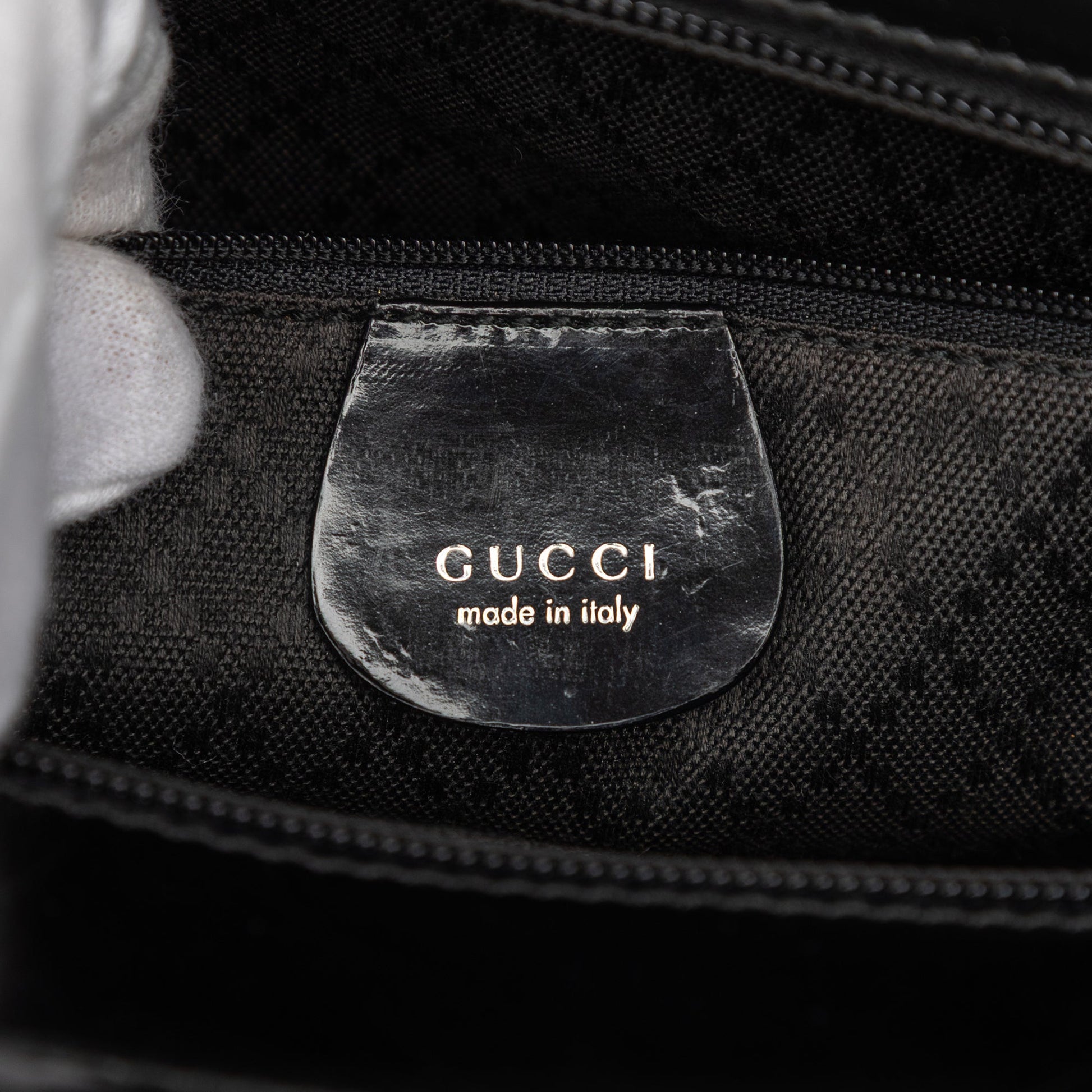 Gucci Nylon Bamboo Satchel
