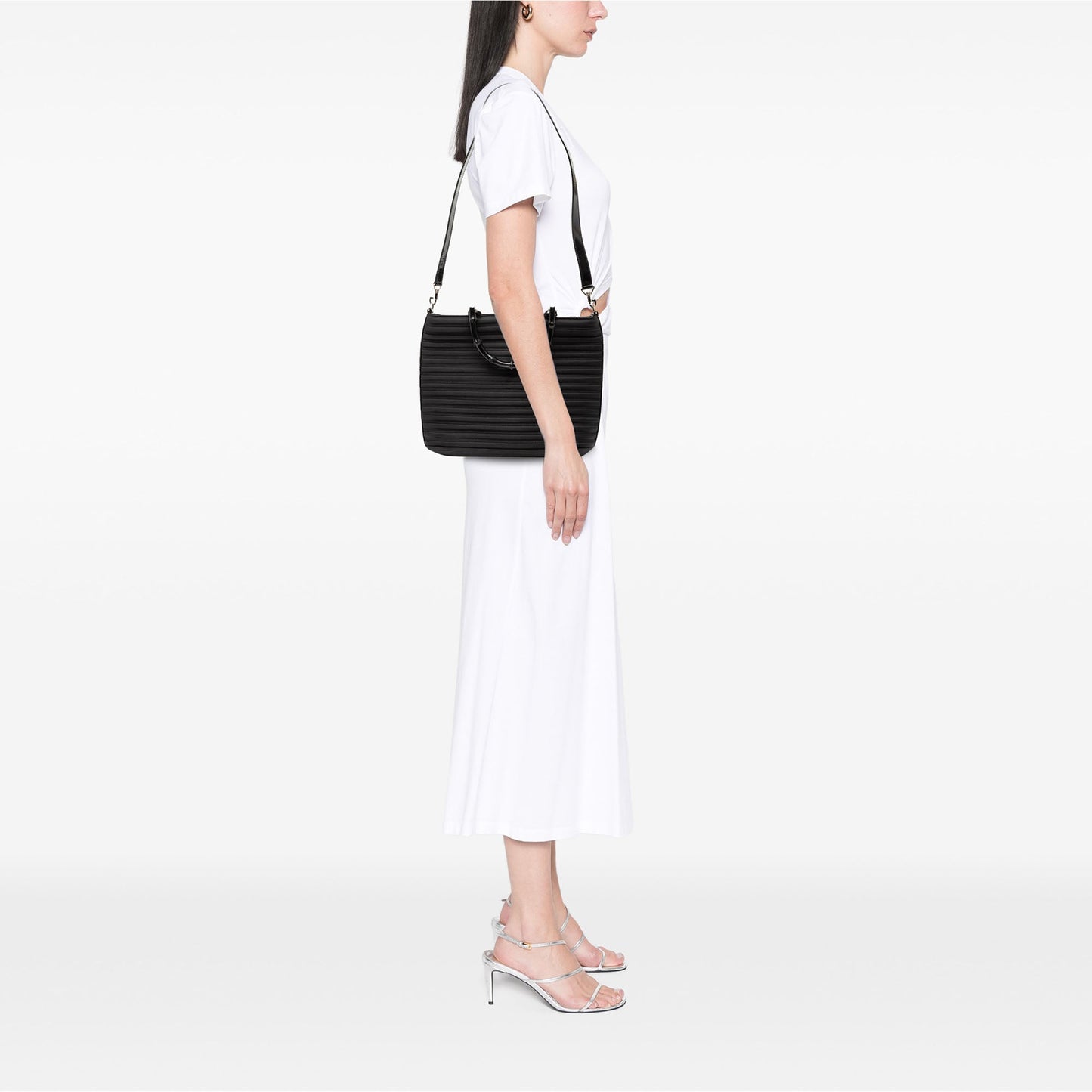 Gucci Nylon Bamboo Satchel
