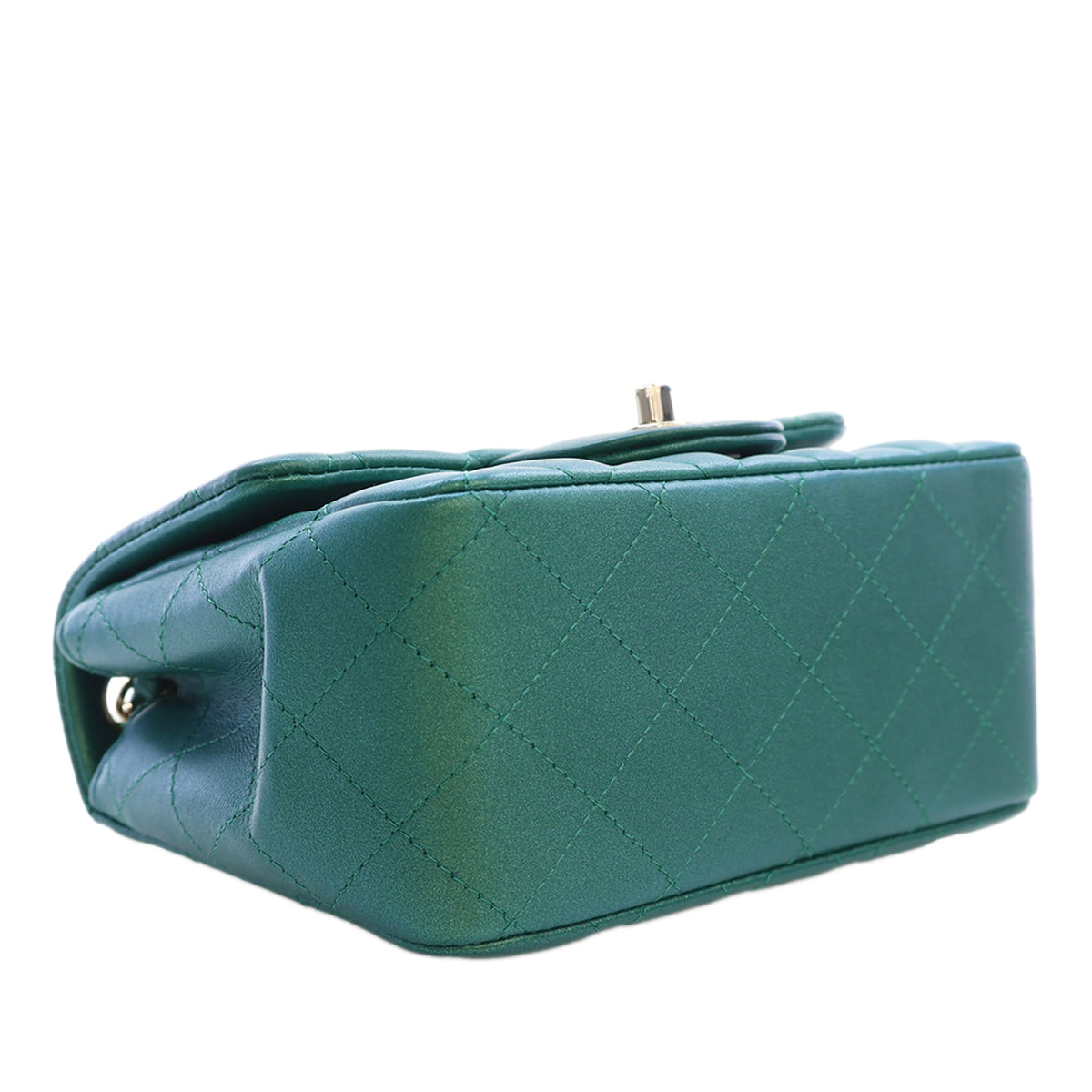 Chanel Mini Square Classic Iridescent Lambskin Single Flap