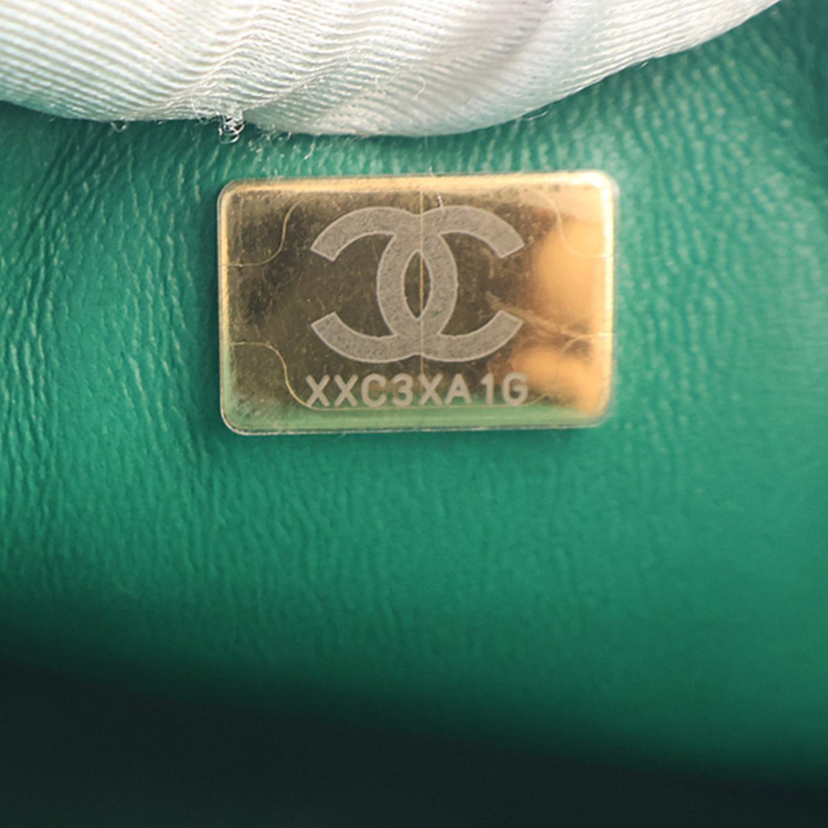 Chanel Mini Square Classic Iridescent Lambskin Single Flap