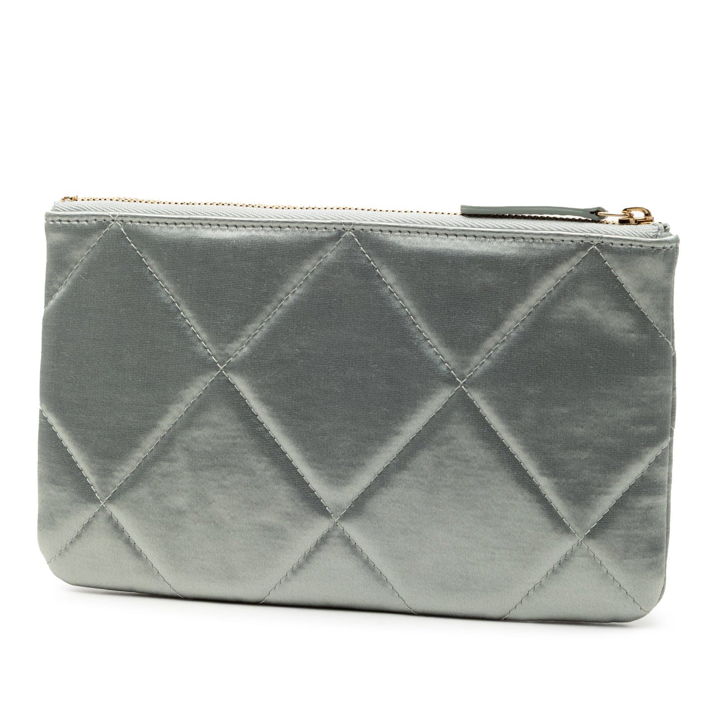 Chanel Small Satin 19 O Case VIP Zip Pouch