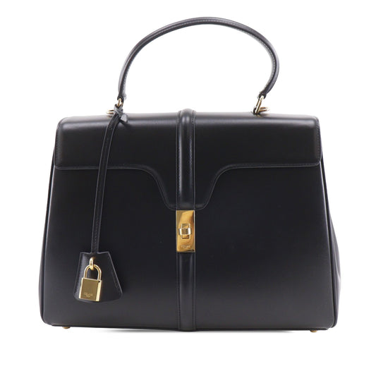 Celine Medium Calfskin Classique 16 Top Handle Bag