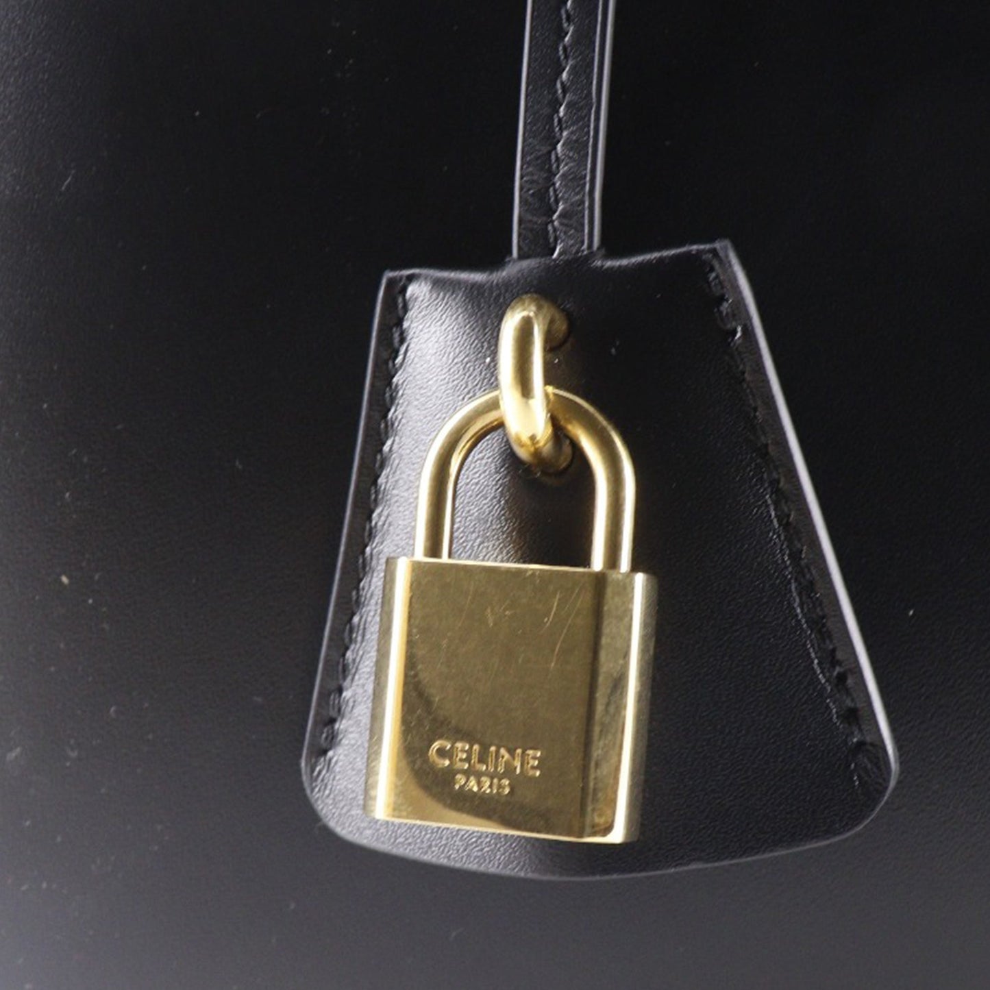 Celine Medium Calfskin Classique 16 Top Handle Bag