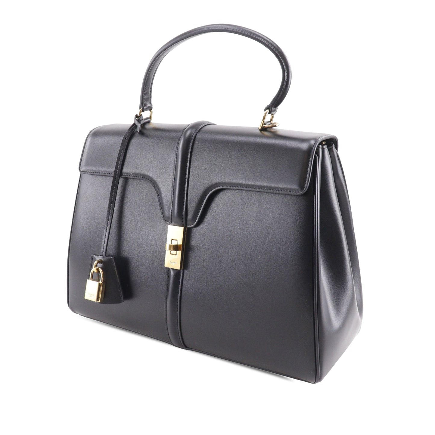 Celine Medium Calfskin Classique 16 Top Handle Bag