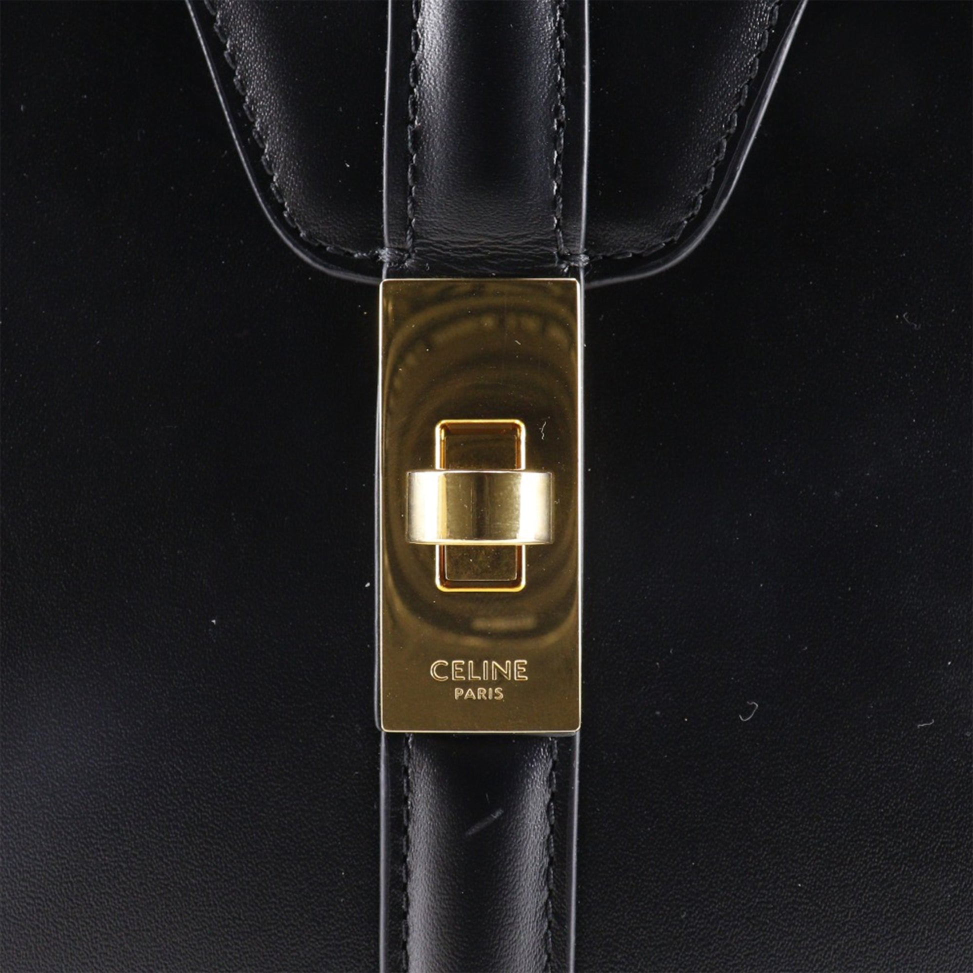 Celine Medium Calfskin Classique 16 Top Handle Bag