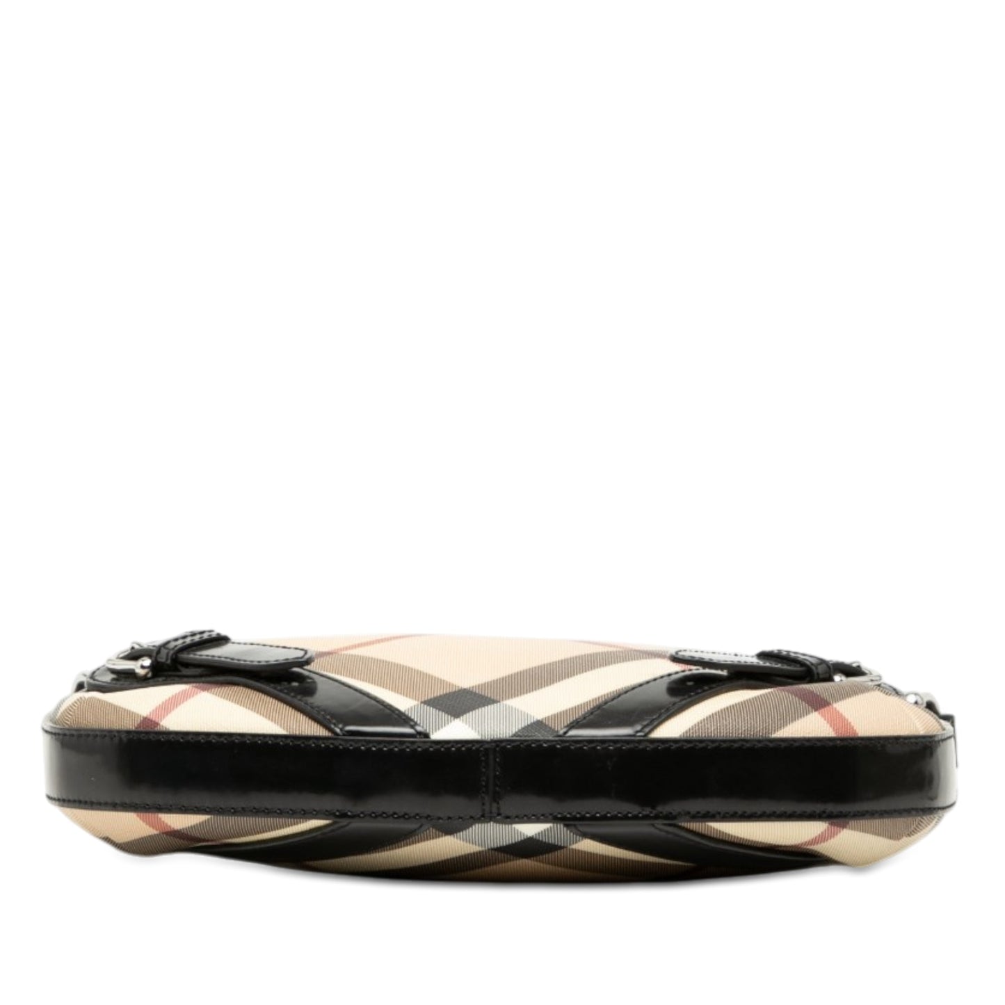 Burberry Supernova Check Coated Canvas Larkin Hobo