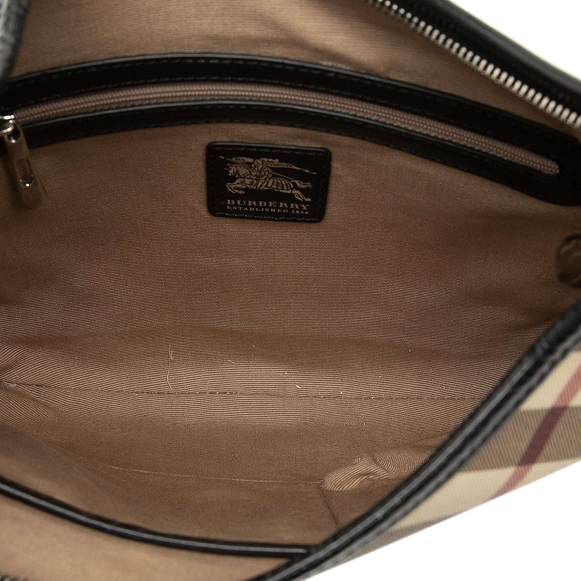 Burberry Supernova Check Coated Canvas Larkin Hobo