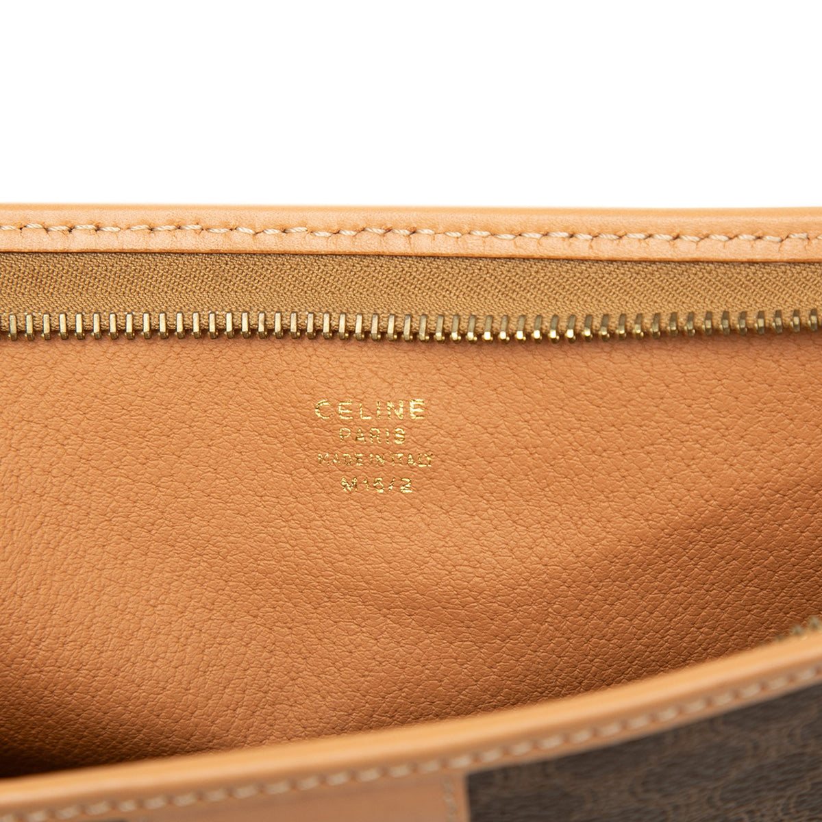 Celine Macadam Coated Canvas Clutch