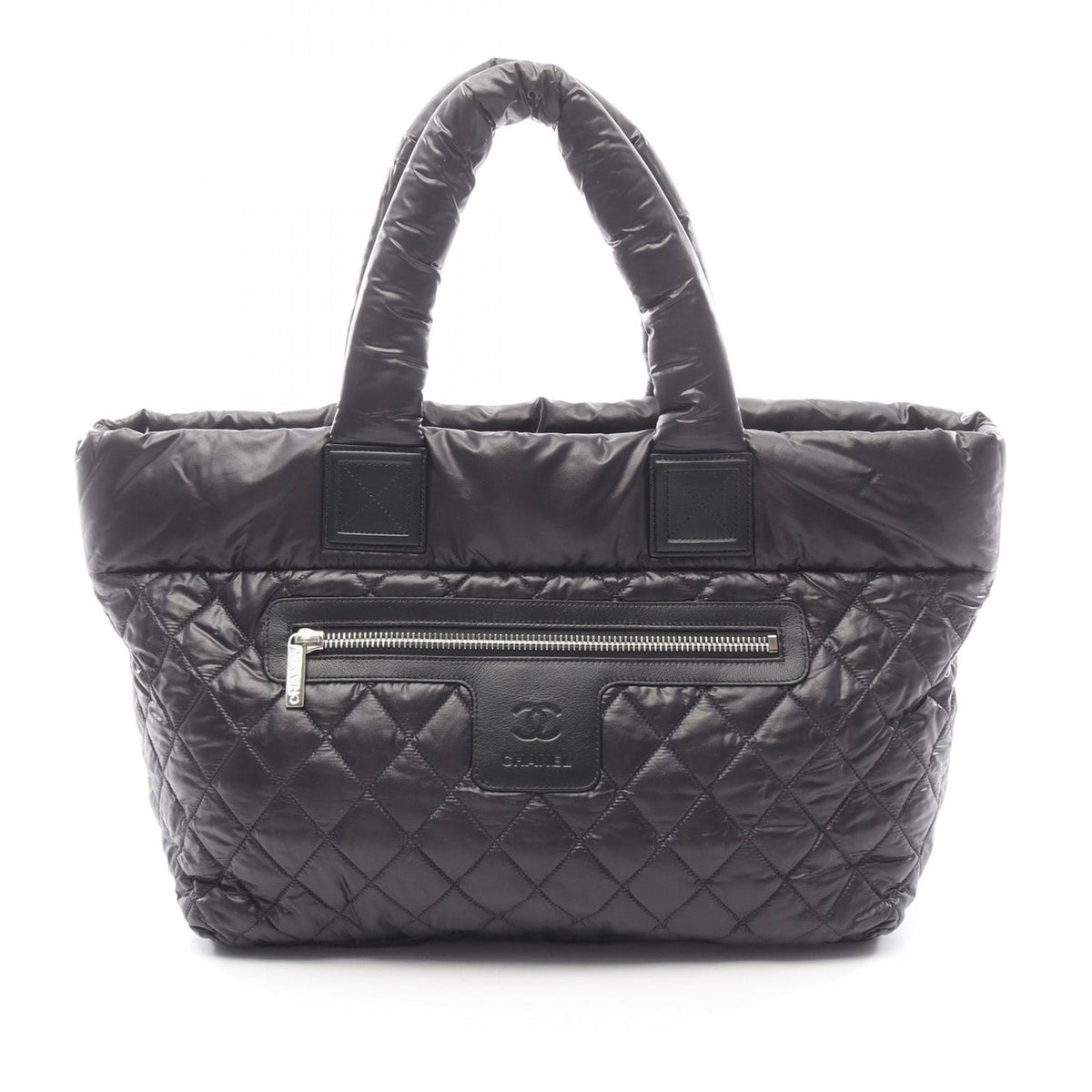 Chanel Medium Quilted Nylon Reversible Coco Cocoon Tote