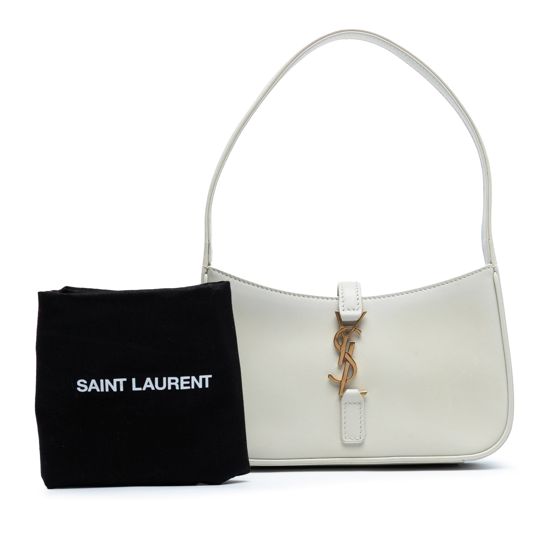 Saint Laurent Mini Smooth Calfskin Le 5 a 7