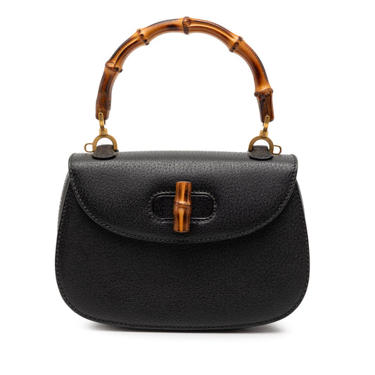 Gucci Small Grained Calfskin Bamboo Night