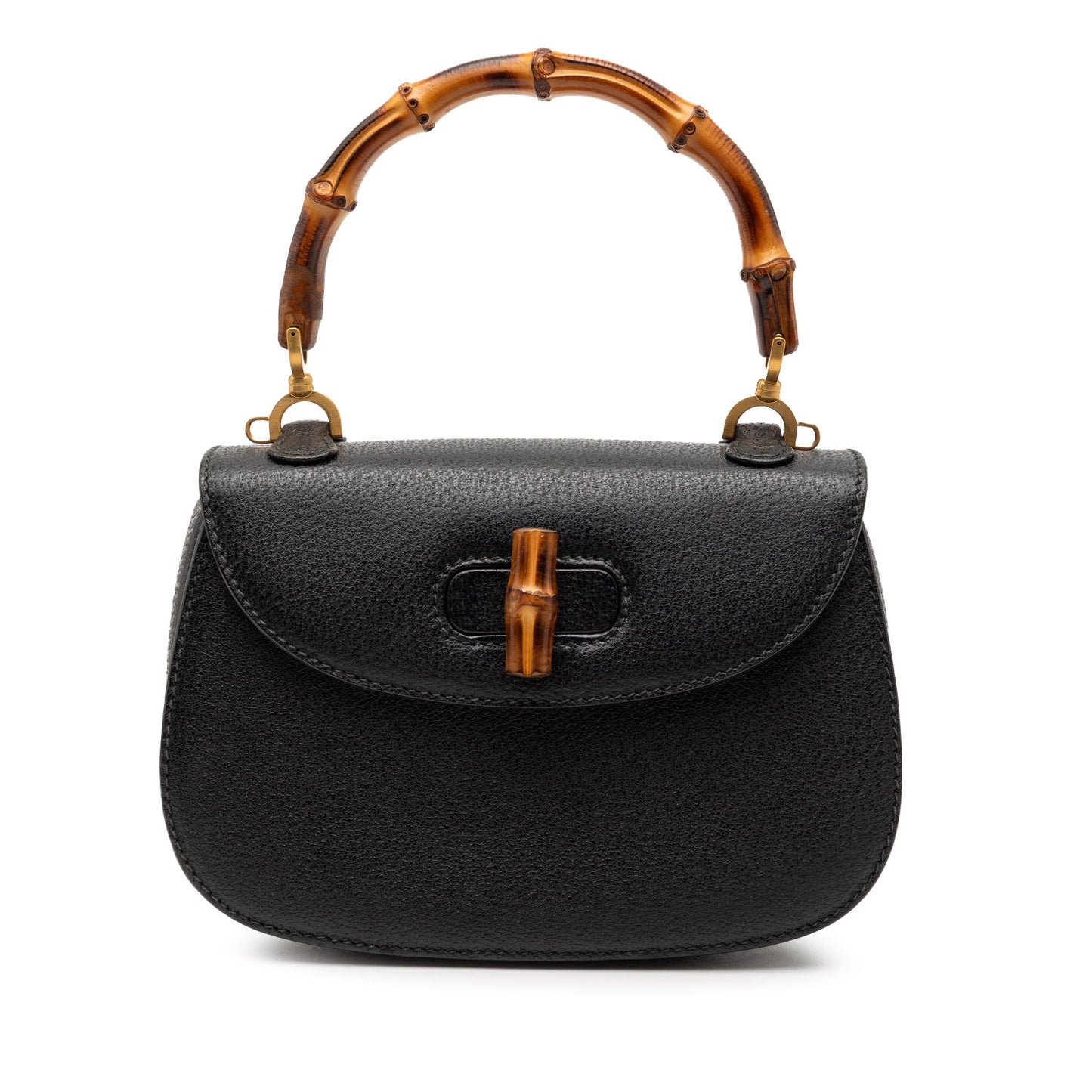Gucci Small Grained Calfskin Bamboo Night