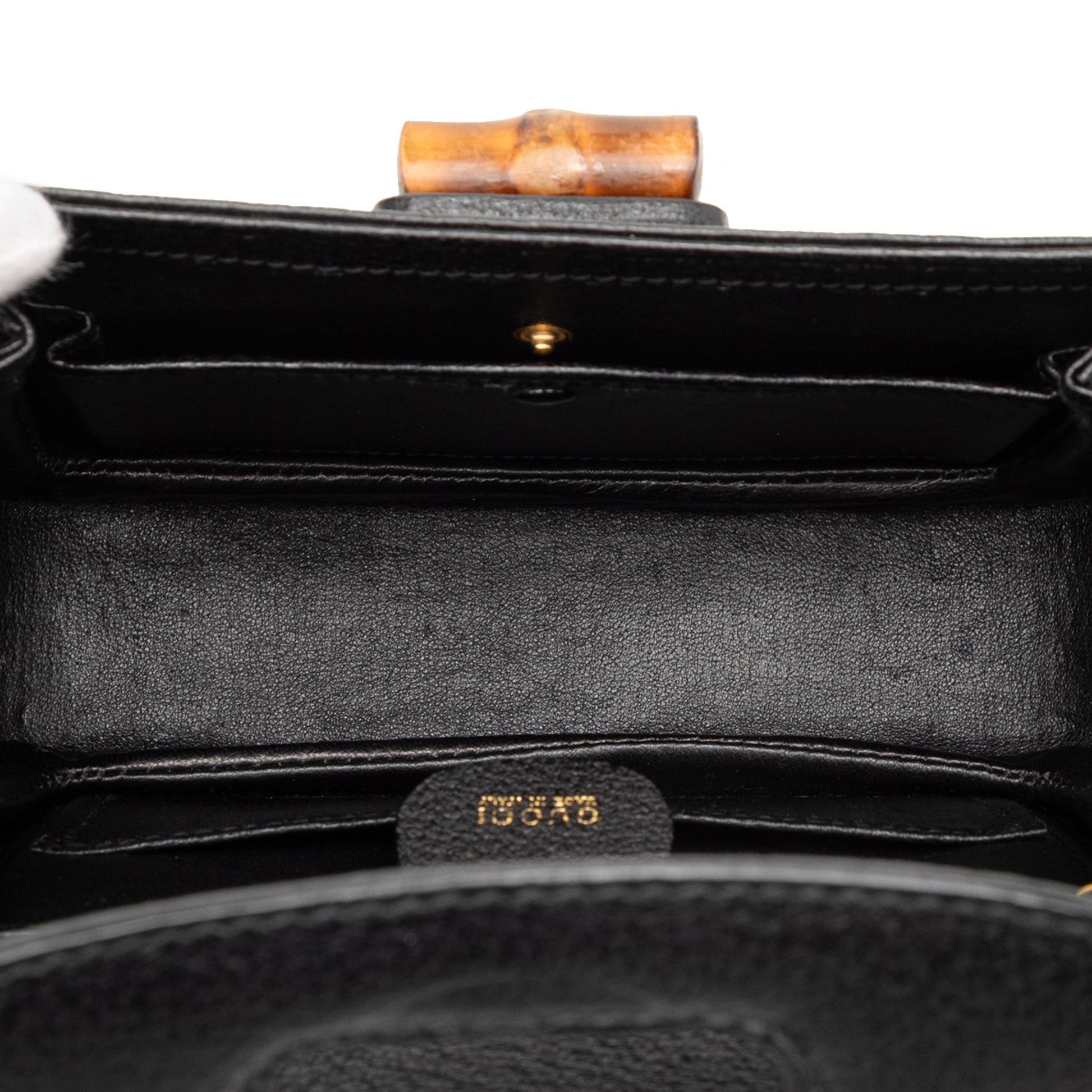 Gucci Small Grained Calfskin Bamboo Night