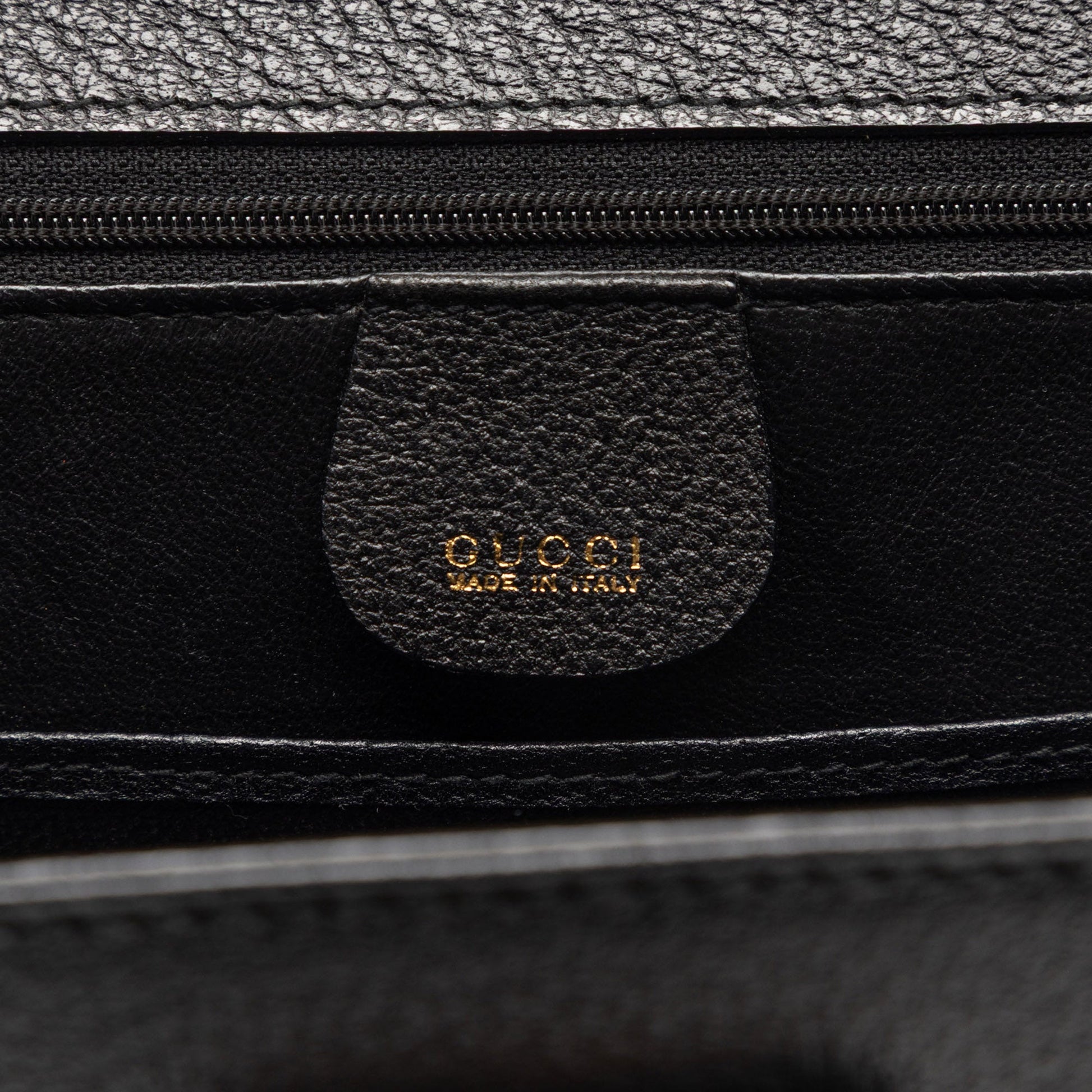 Gucci Small Grained Calfskin Bamboo Night