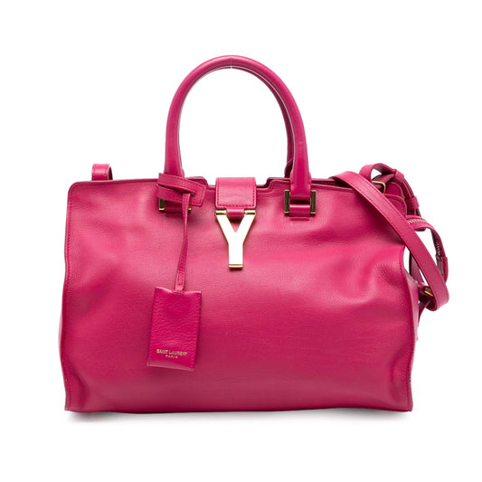 Saint Laurent Small Calfskin Cabas Chyc Satchel