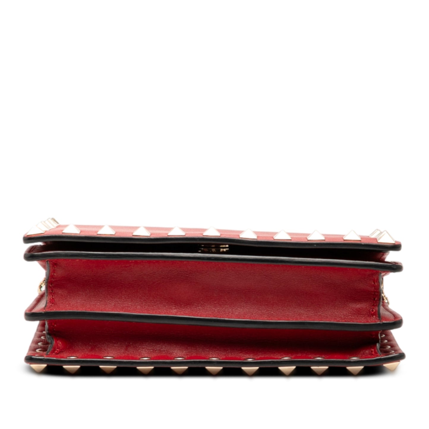 Valentino Leather Rockstud Chain Pouch