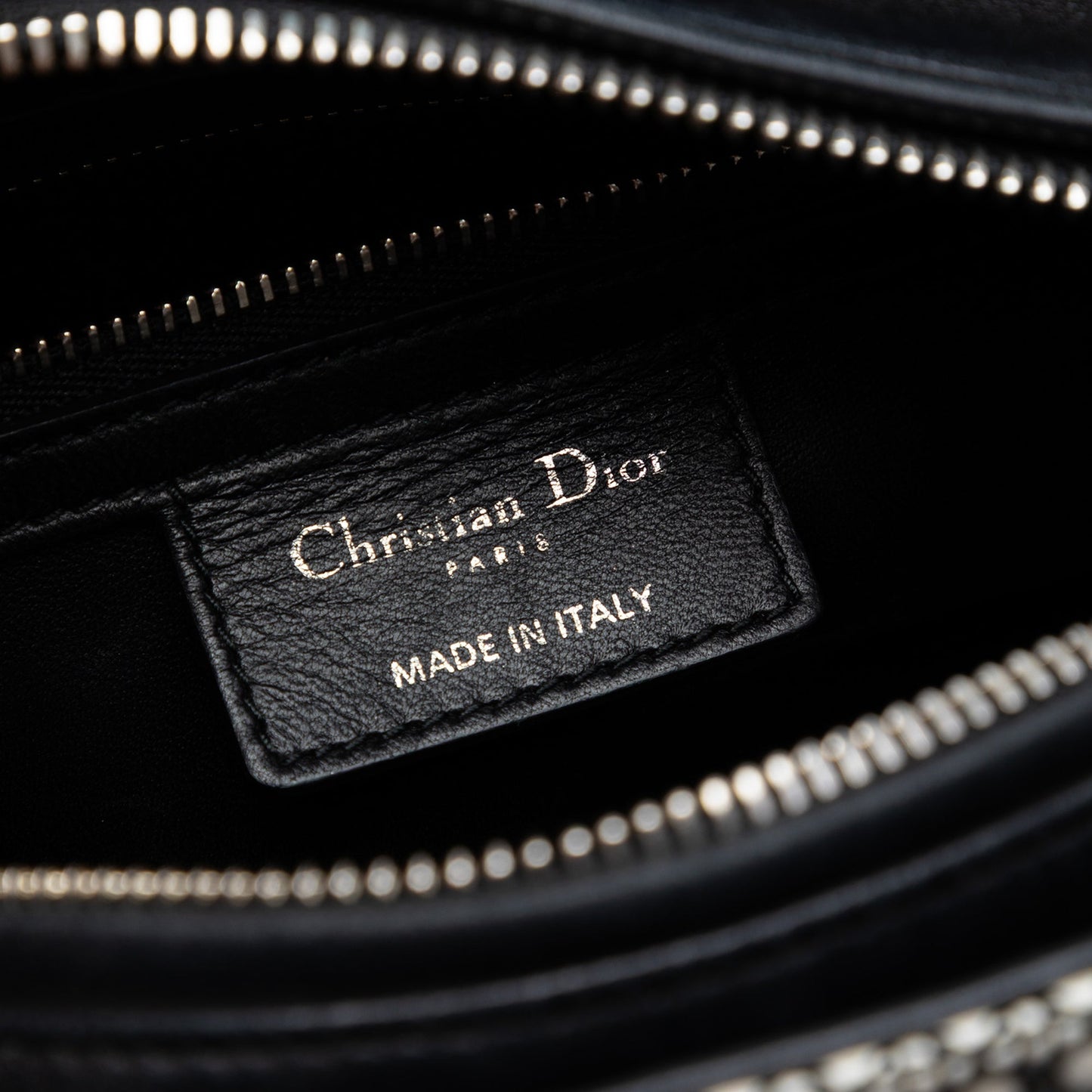 Dior Medium Calfskin Mesh Microcannage Patches Lady Dior
