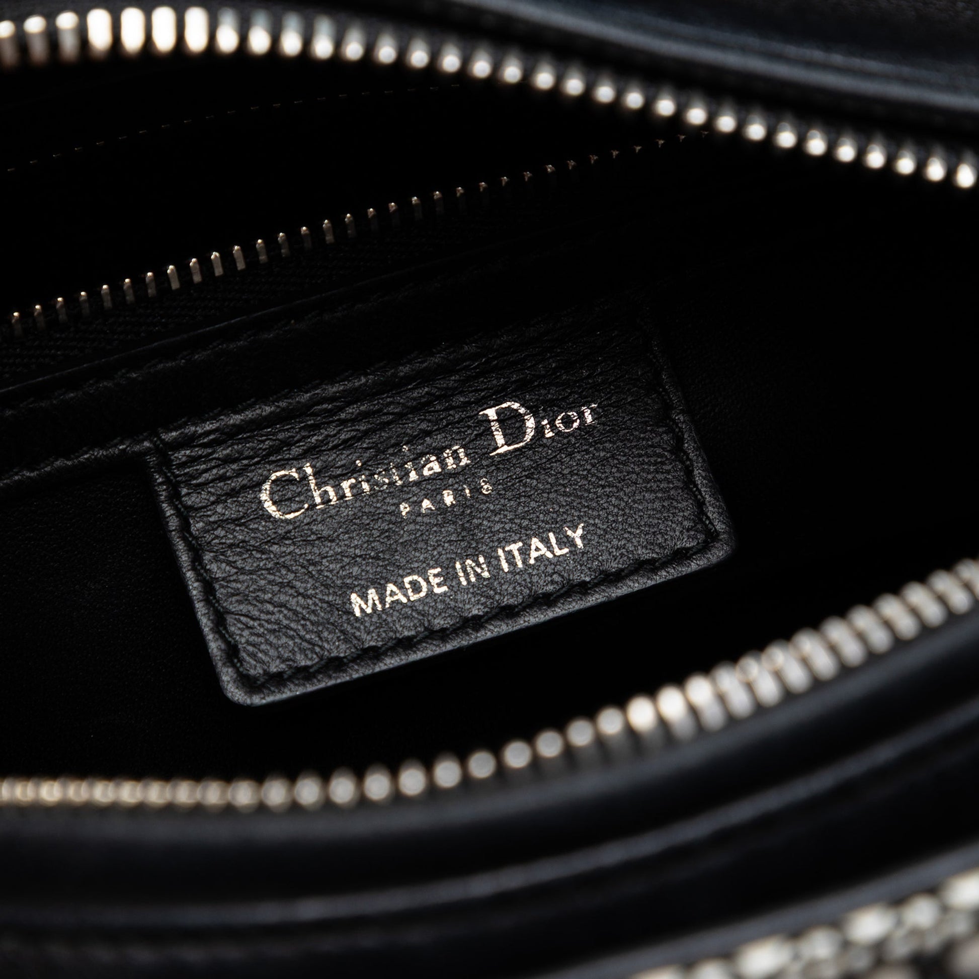 Dior Medium Calfskin Mesh Microcannage Patches Lady Dior