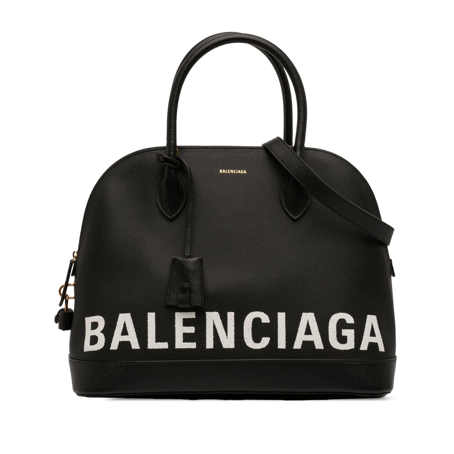 Balenciaga Grained Calfskin Ville Top Handle Bag M