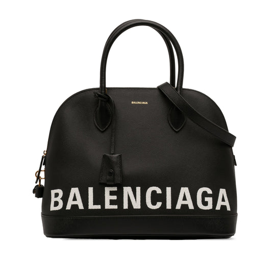 Balenciaga Grained Calfskin Ville Top Handle Bag M