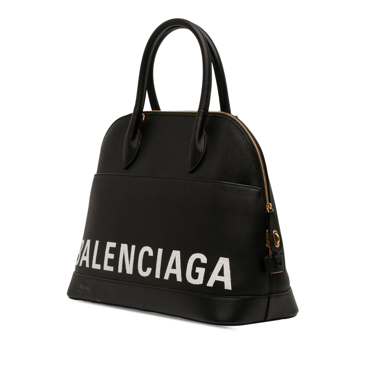 Balenciaga Grained Calfskin Ville Top Handle Bag M