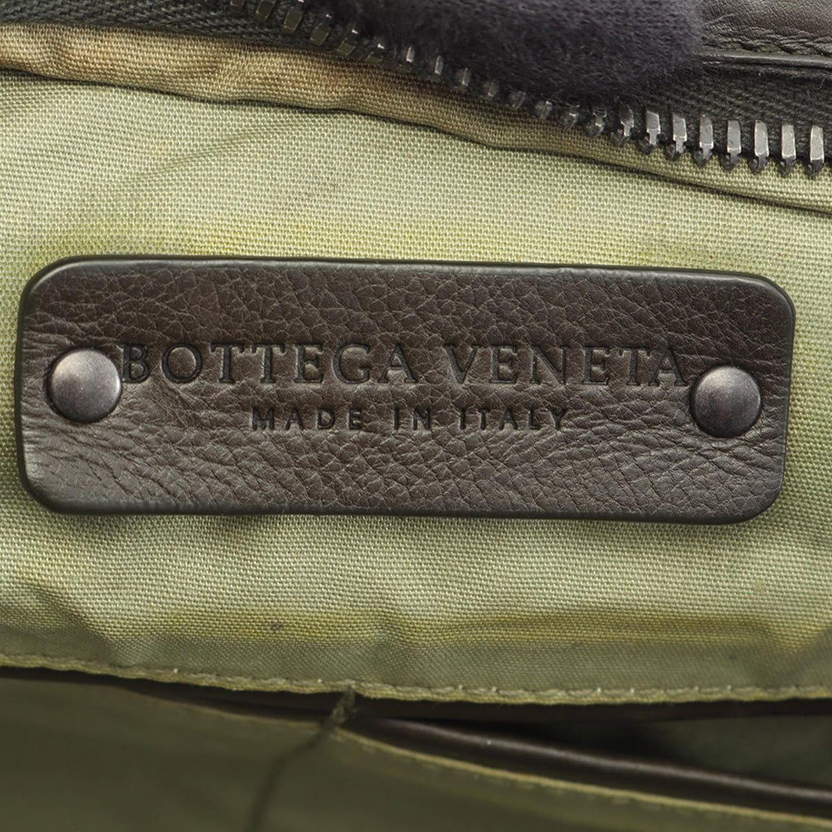 Bottega Veneta Nappa Intrecciato Trimmed Travel Bag — Brown