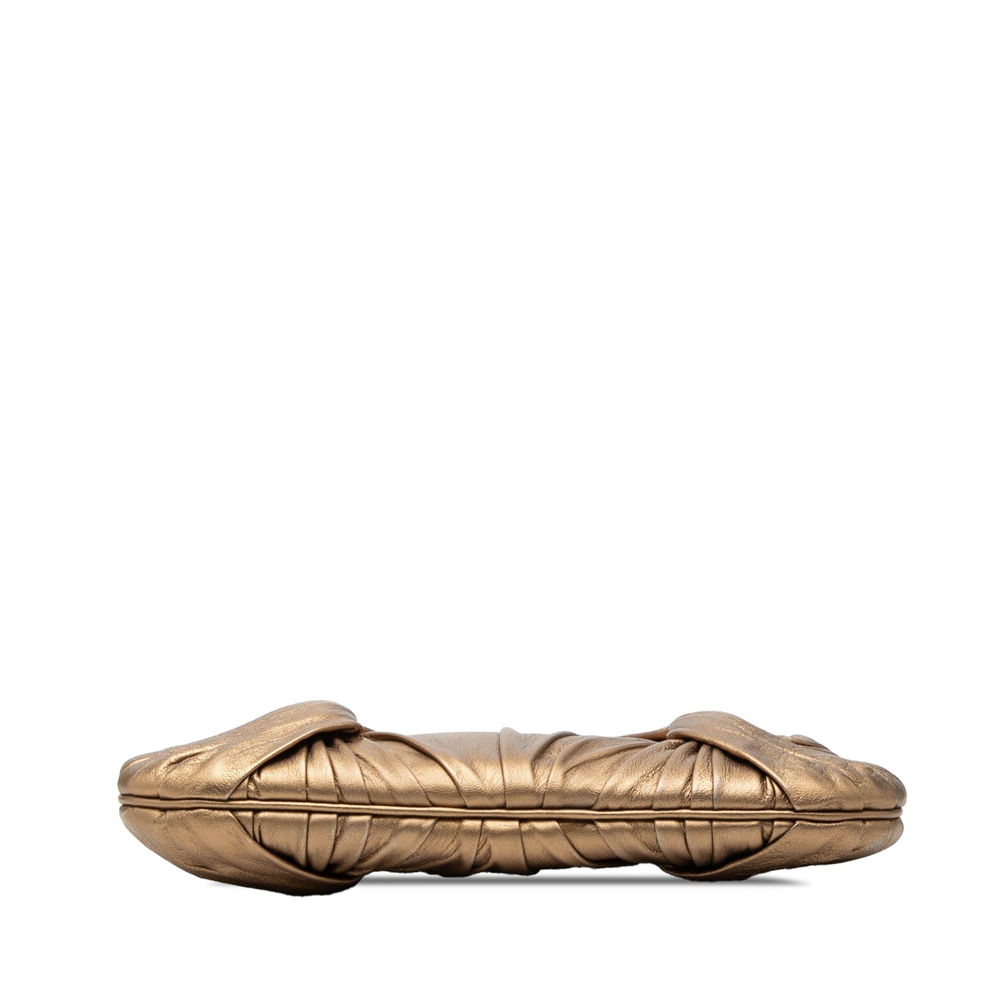 Burberry Metallic Leather Sling Knot Shoulder Bag