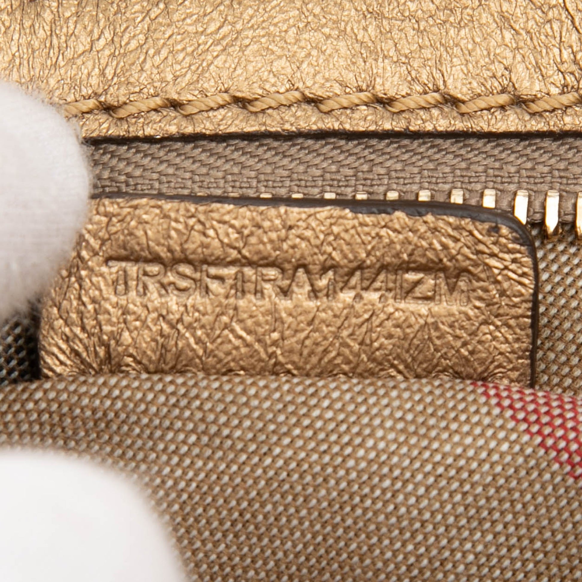 Burberry Metallic Leather Sling Knot Shoulder Bag
