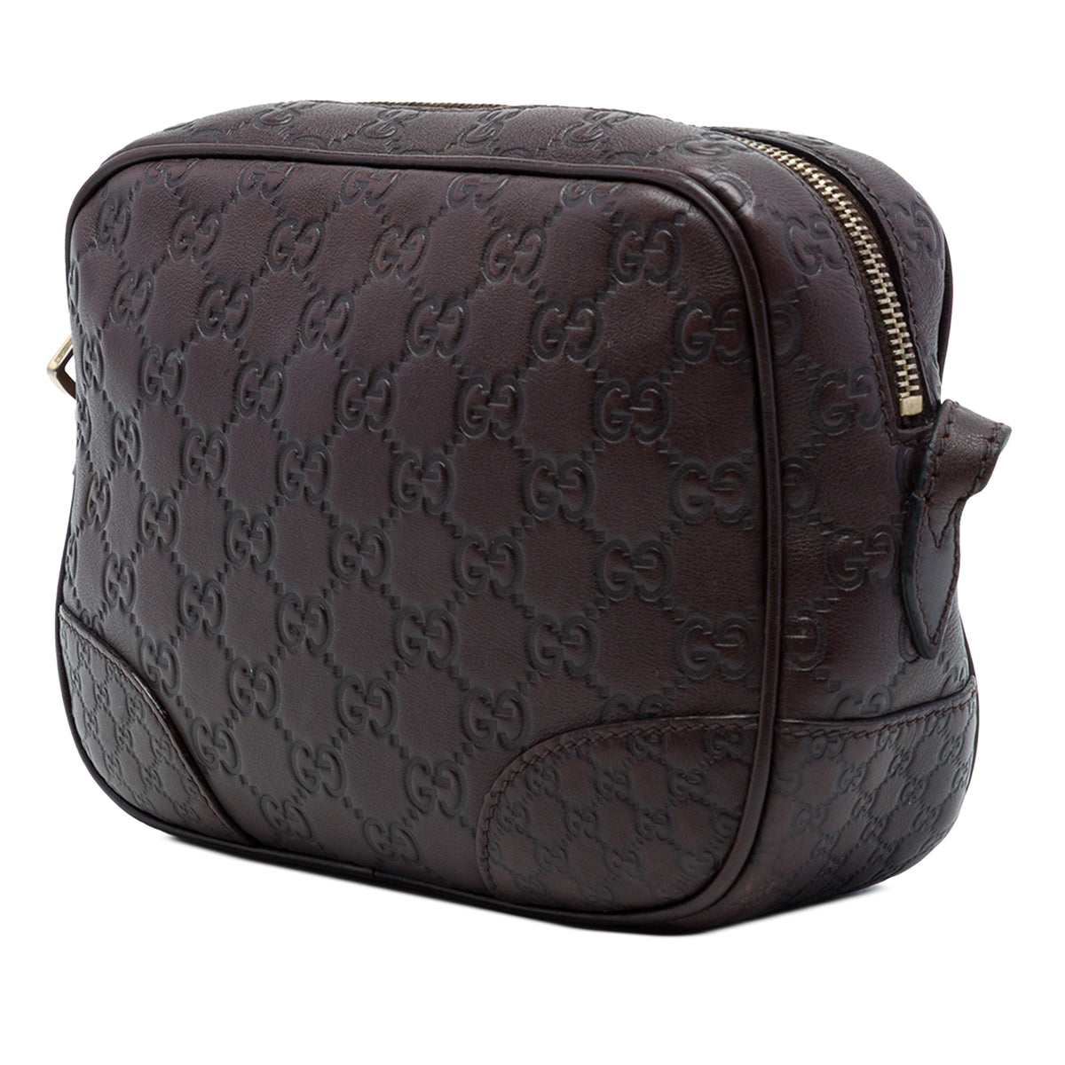Gucci Guccissima Bree Crossbody — Brown