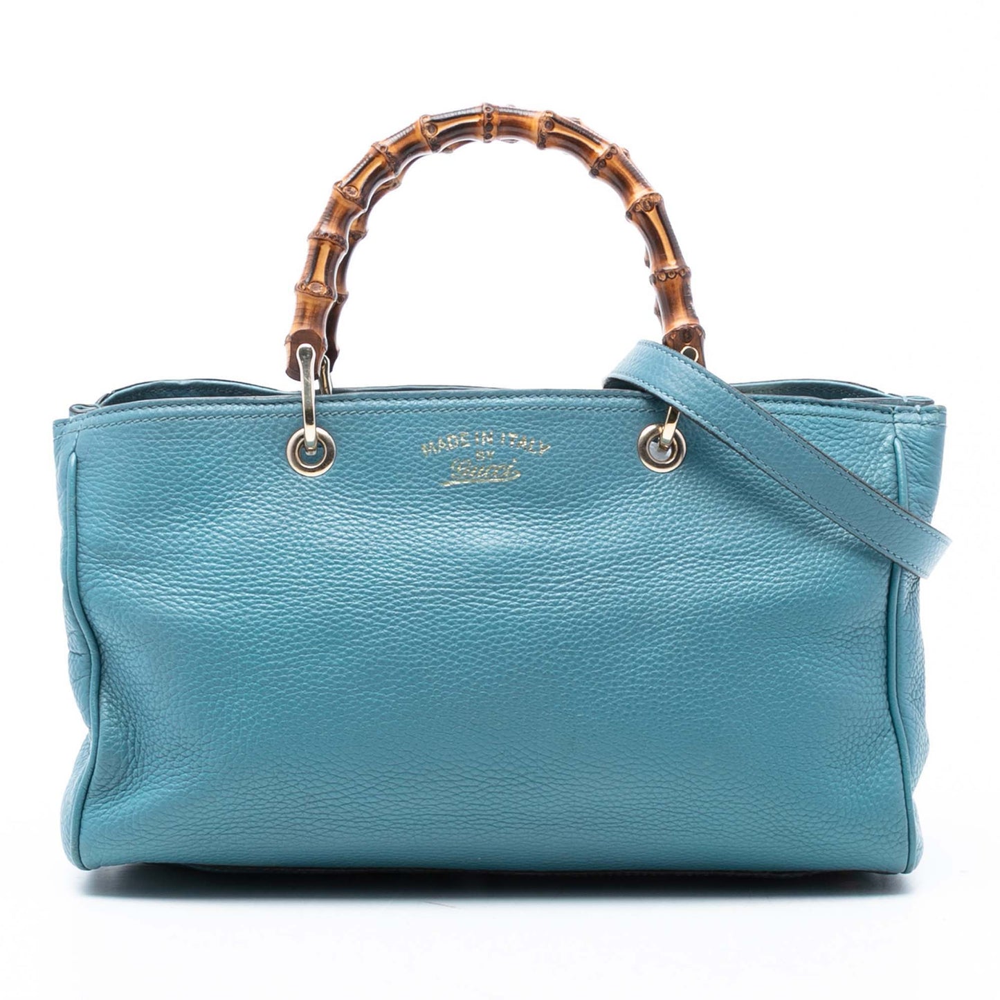 Gucci Medium Calfskin Bamboo Shopper Satchel