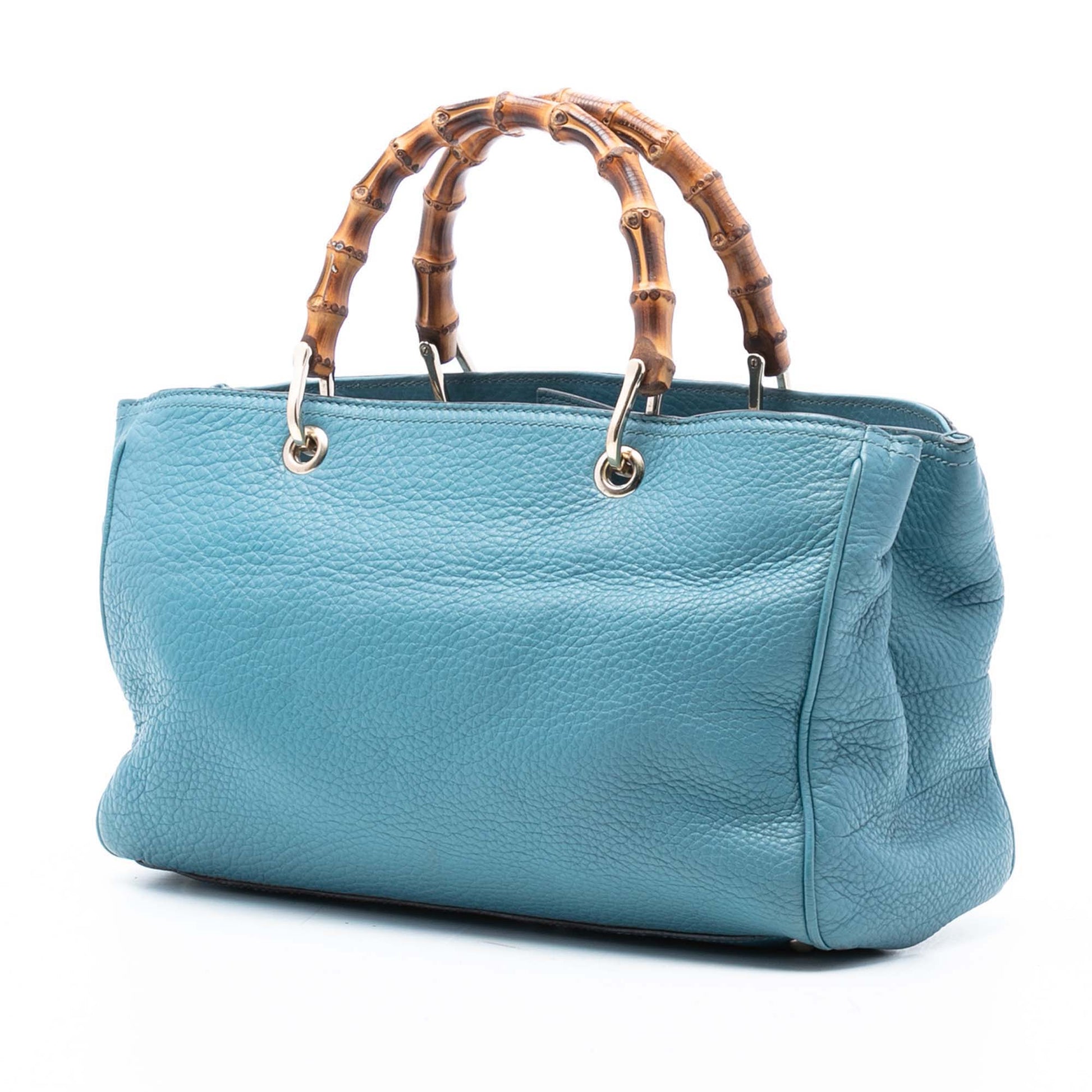 Gucci Medium Calfskin Bamboo Shopper Satchel