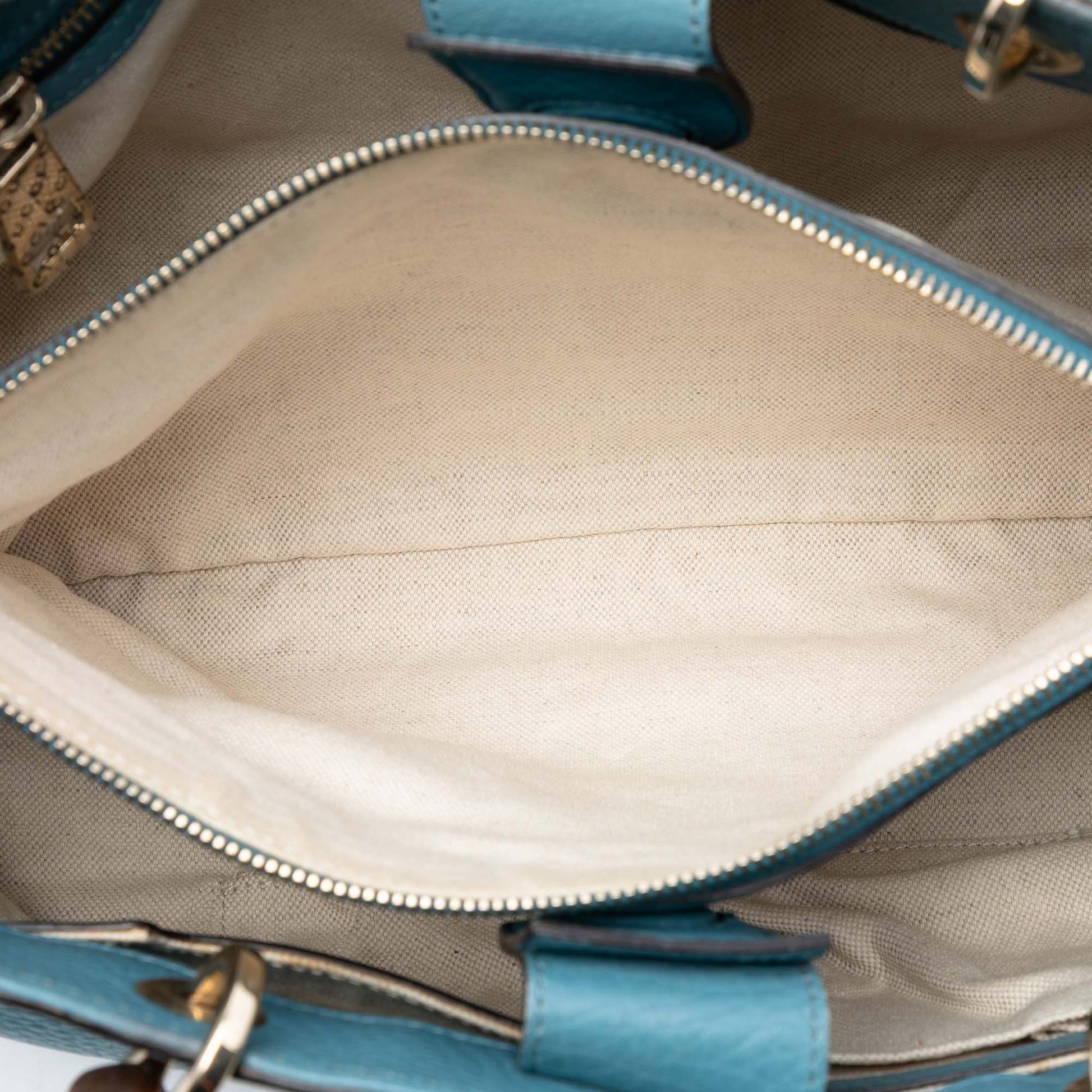 Gucci Medium Calfskin Bamboo Shopper Satchel