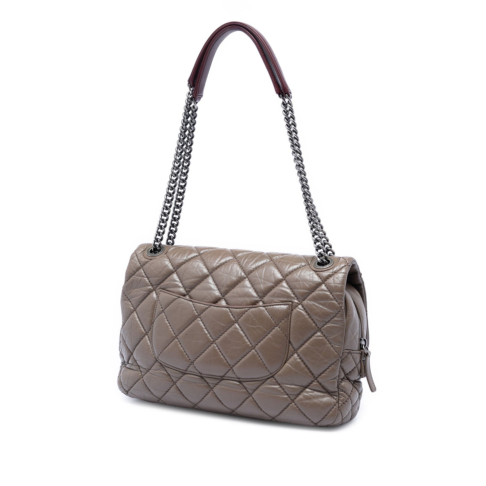 Chanel Jumbo Quilted Aged Calfskin New Portobello Flap