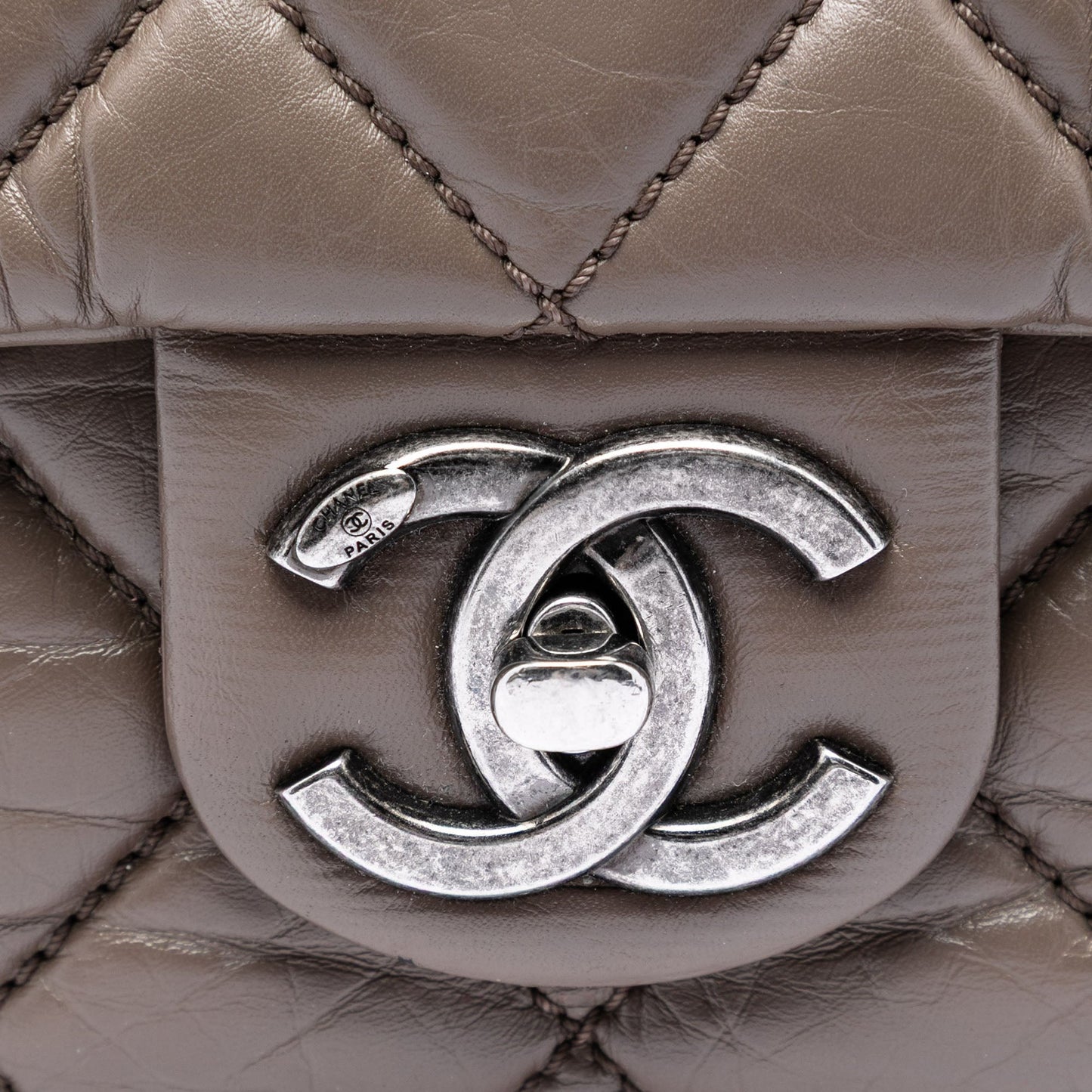 Chanel Jumbo Quilted Aged Calfskin New Portobello Flap