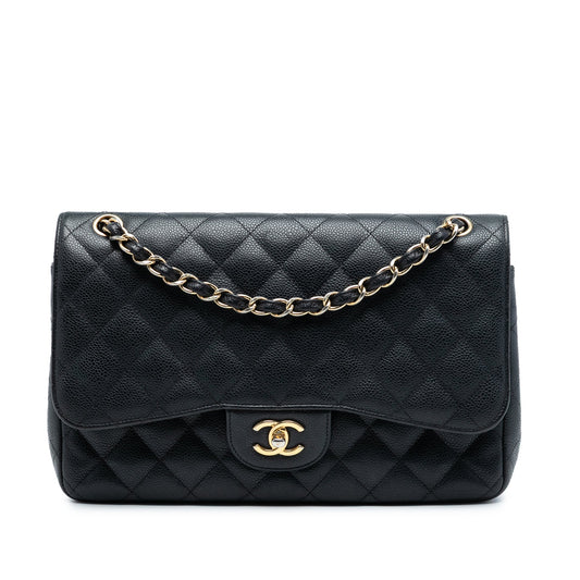 Chanel Jumbo Classic Caviar Double Flap