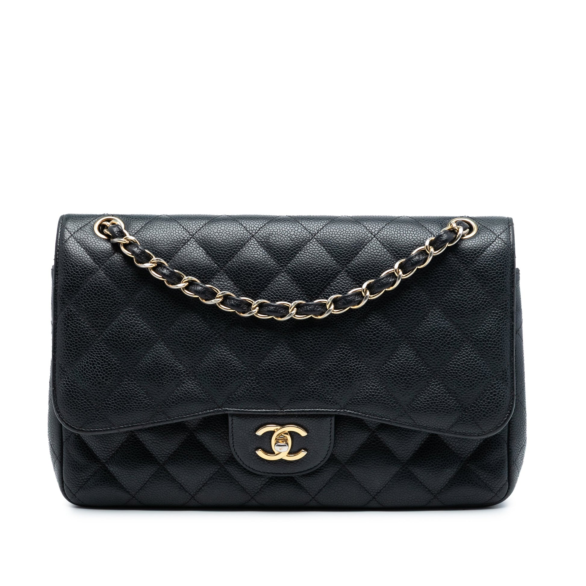 Chanel Jumbo Classic Caviar Double Flap