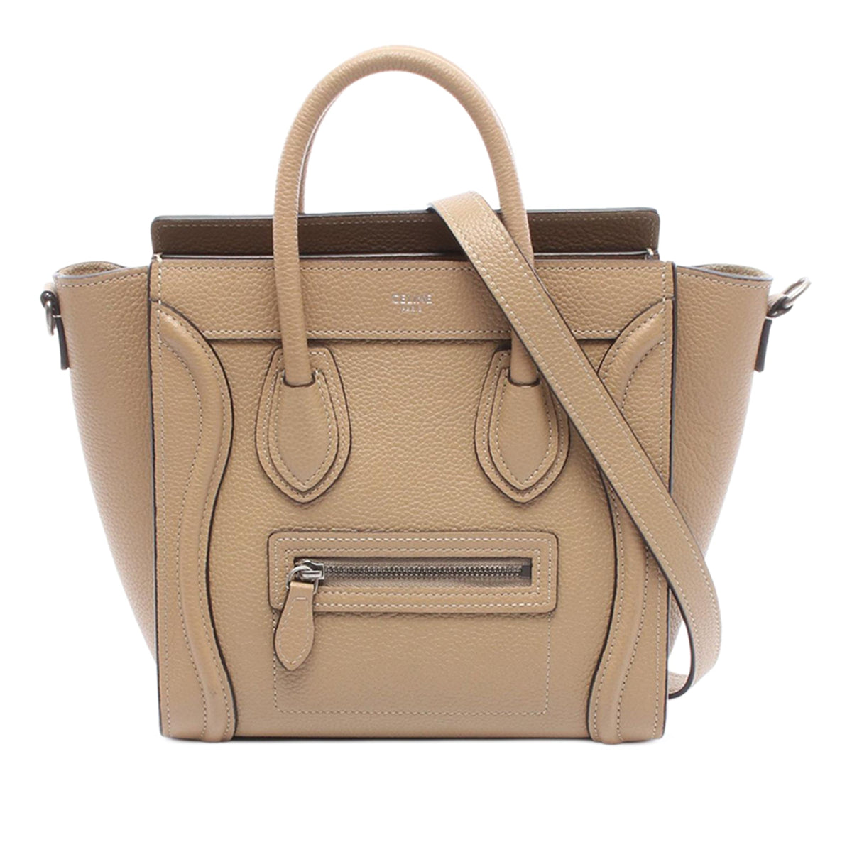 Celine Nano Leather Luggage Tote