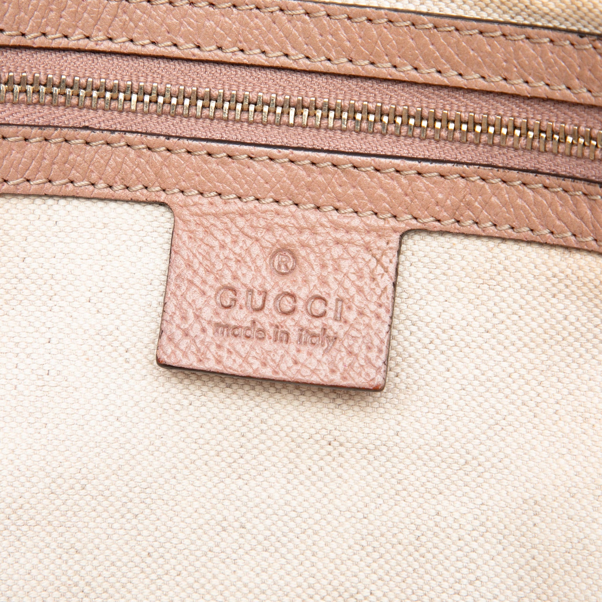 Gucci GG Canvas and Leather Bree Tote