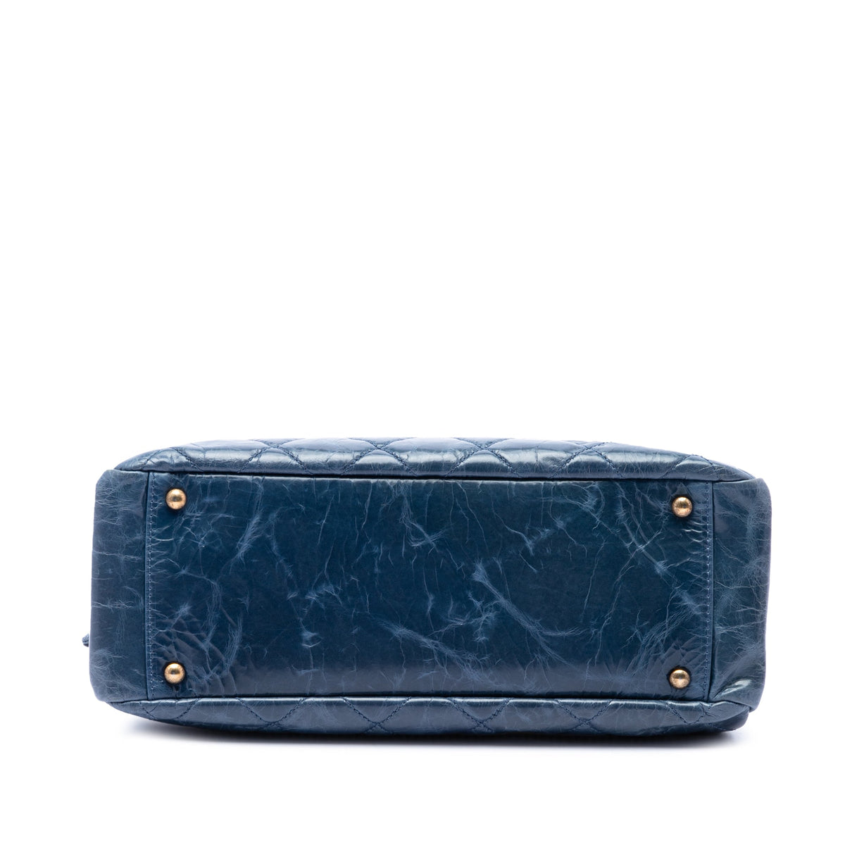 Chanel Quilted Aged Calfskin Reissue 2.55 Shoulder Bag — Blue