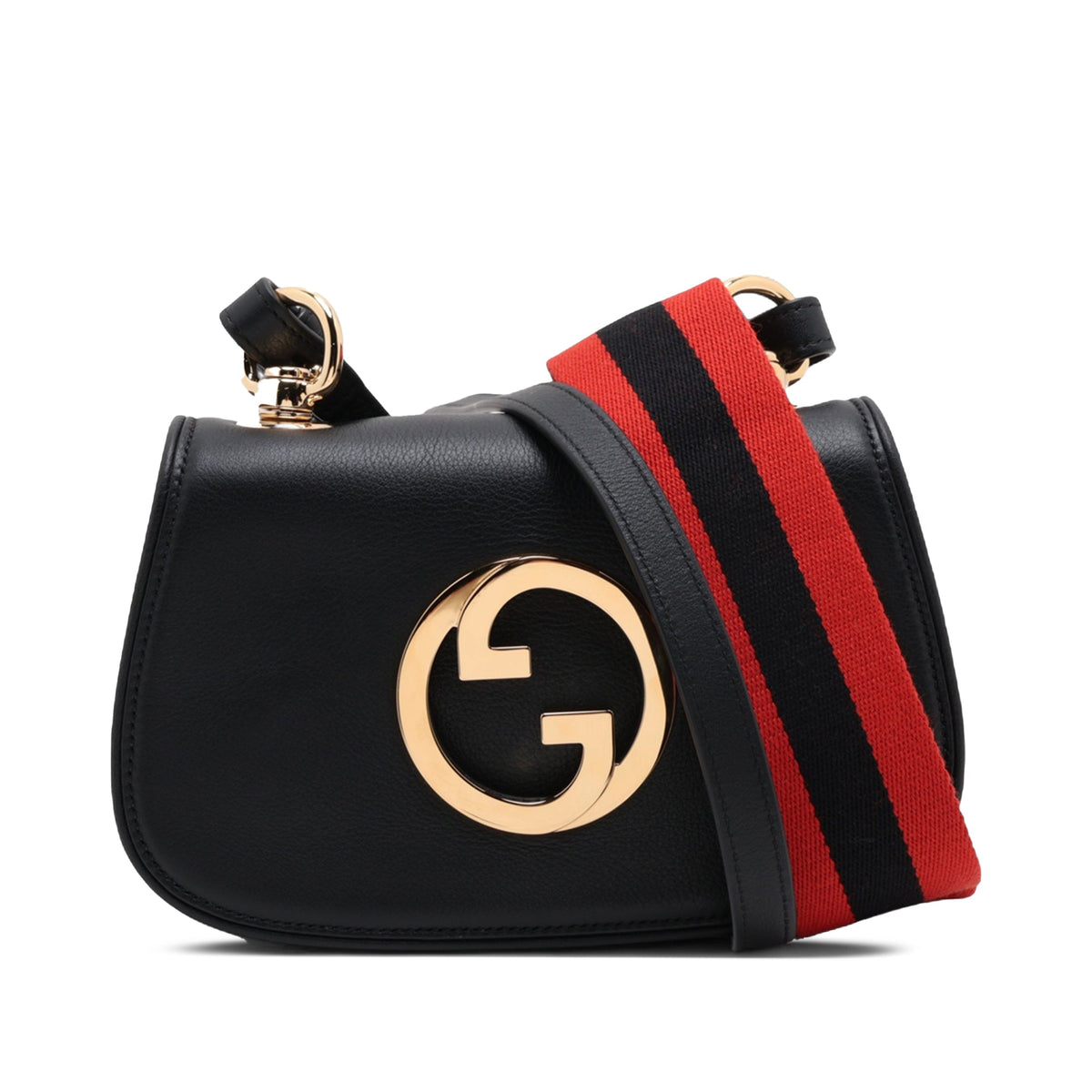 Gucci Mini Leather Blondie Crossbody — Black