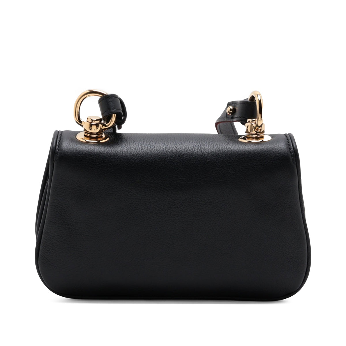 Gucci Mini Leather Blondie Crossbody — Black