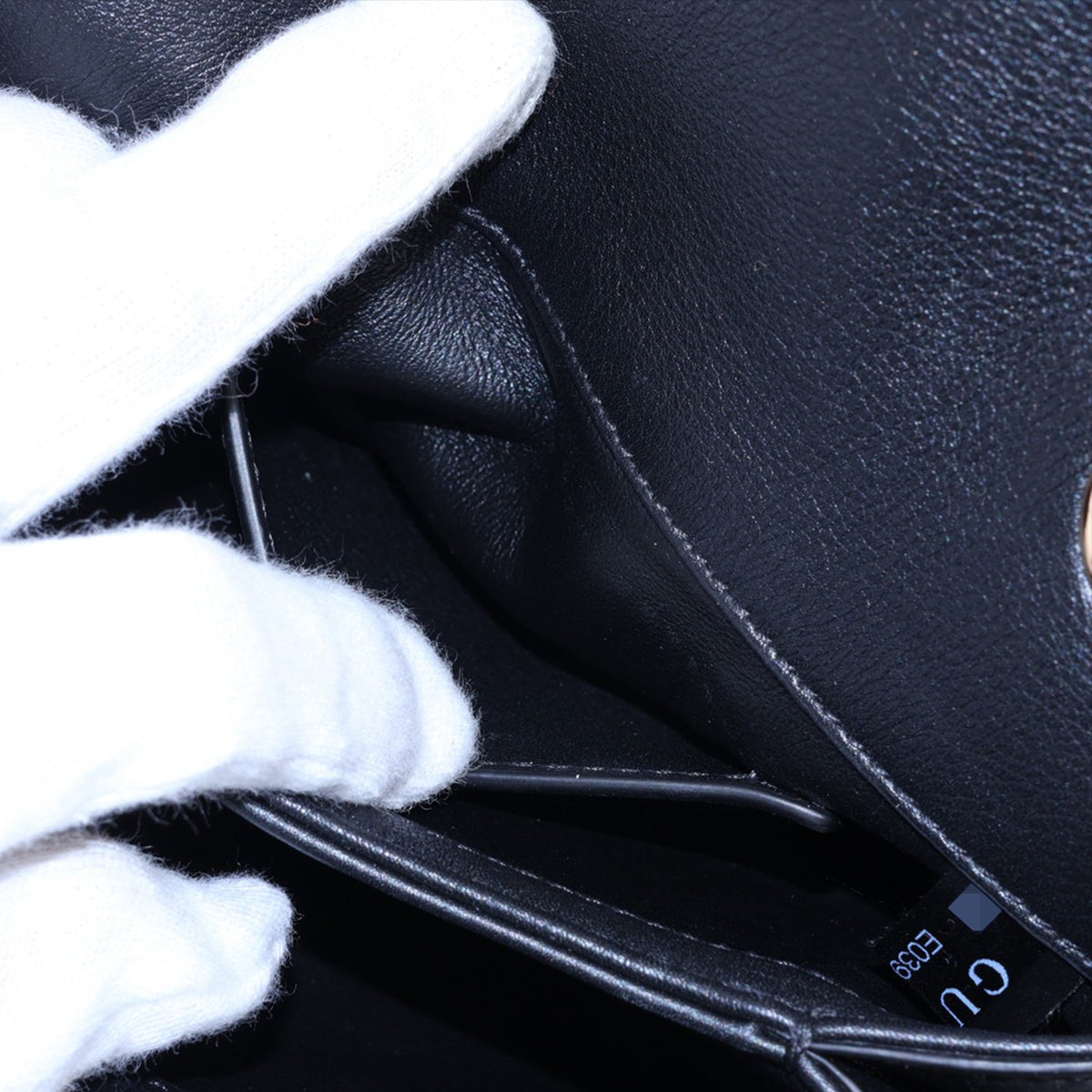 Gucci Mini Leather Blondie Crossbody — Black