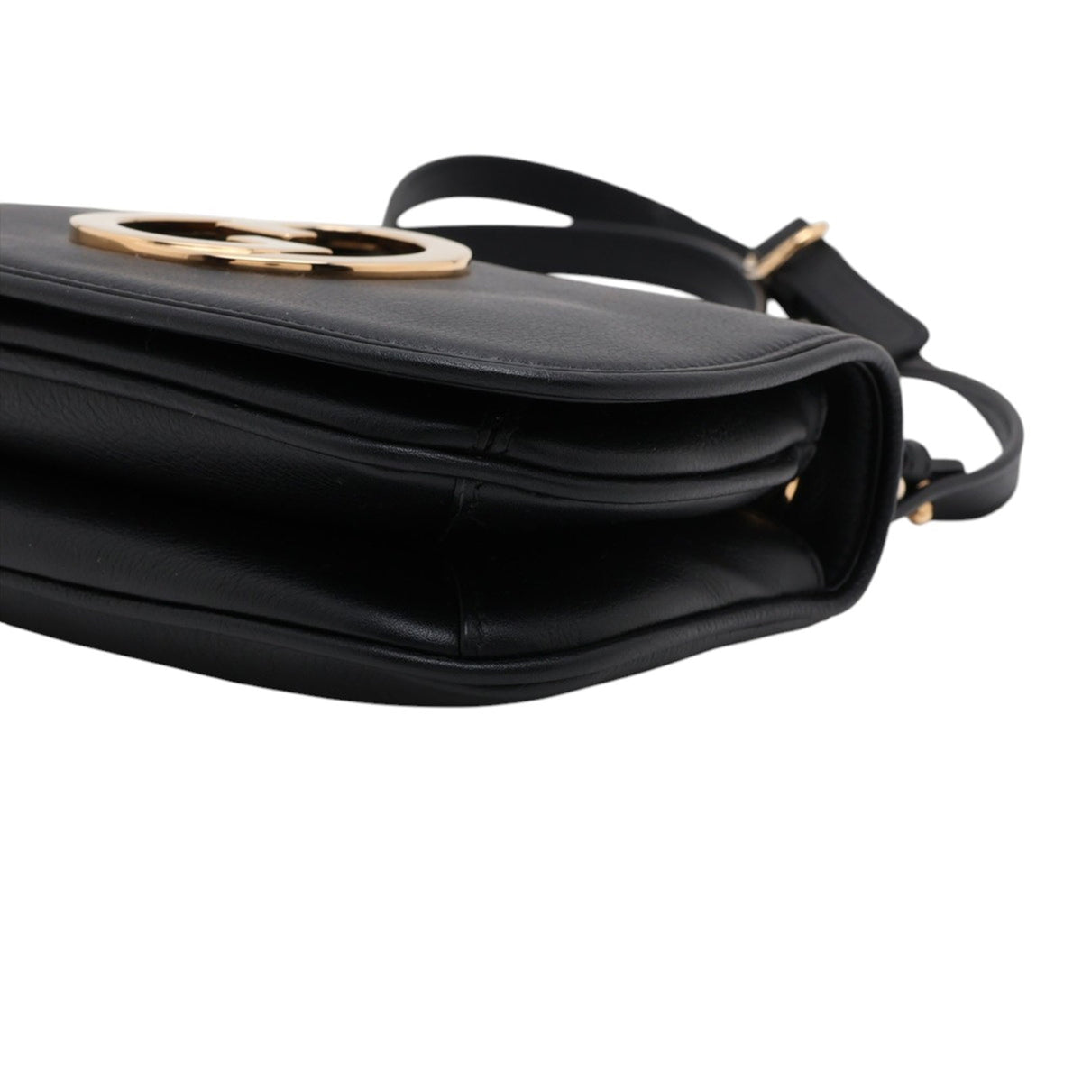 Gucci Mini Leather Blondie Crossbody — Black