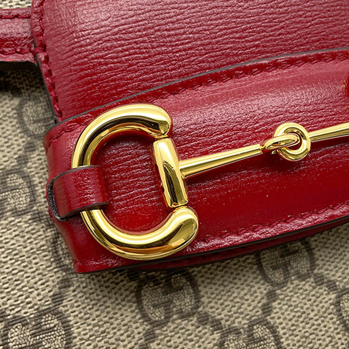 Gucci Medium GG Supreme Horsebit 1955 Shoulder Bag