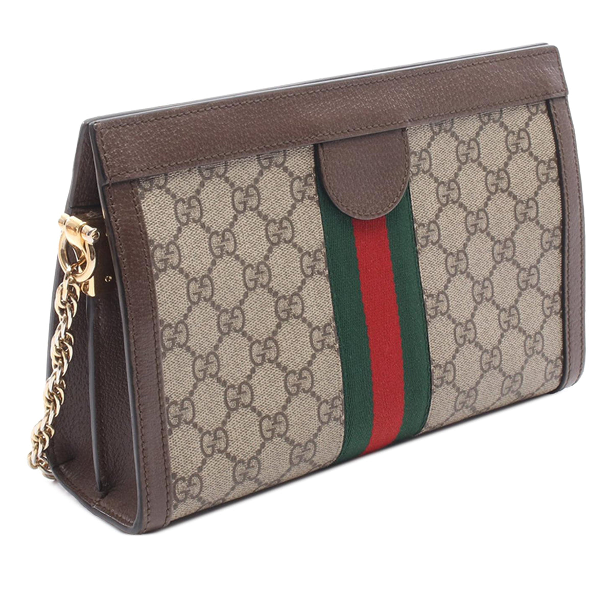 Gucci Small GG Supreme Web Ophidia Chain Crossbody