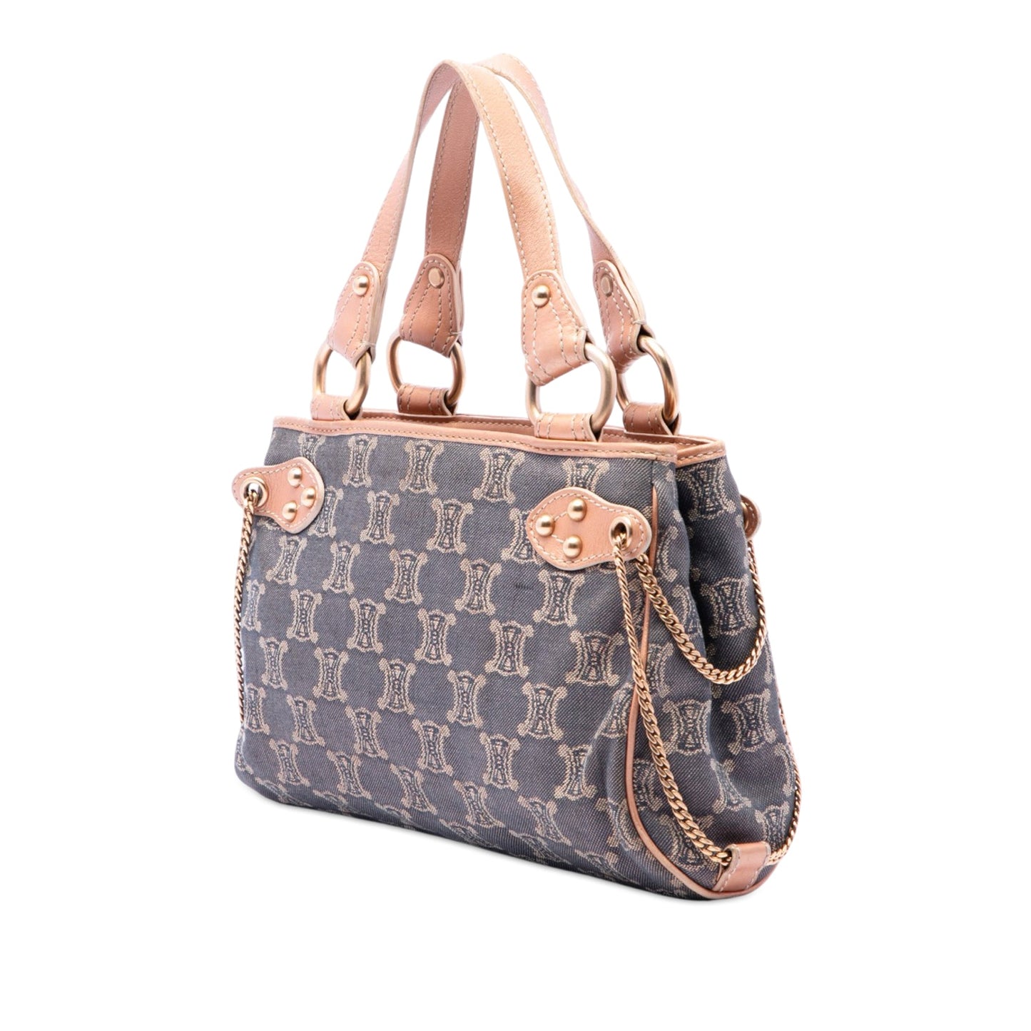 Celine Macadam Denim Handbag